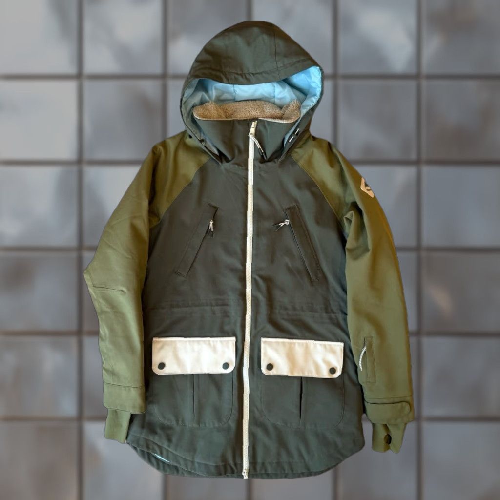 Burton Burton Prowess Snowboard Jacket Women's S Green Full Zip Insulated Outerwear Size S / US 4 / IT 40 - 1 Thumbnail