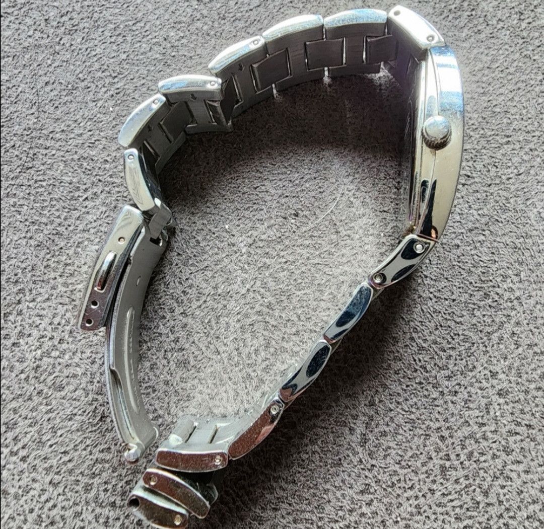 Other Vintage Guess Steel Silver Tone Black Dial Analog Watch Size ONE SIZE - 3 Thumbnail