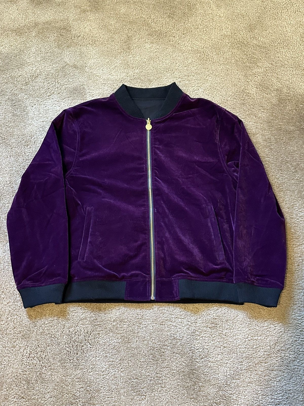 Other Timeless Piece Custom Reversible Bomber jacket Purple Size US L / EU 52-54 / 3 - 1 Thumbnail