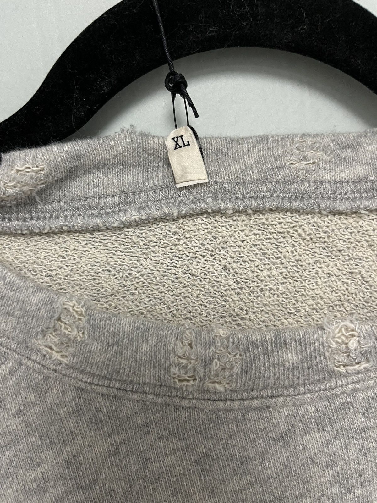 R13 Vintage distressed sweatshirt. XL Size US XL / EU 56 / 4 - 18 Thumbnail