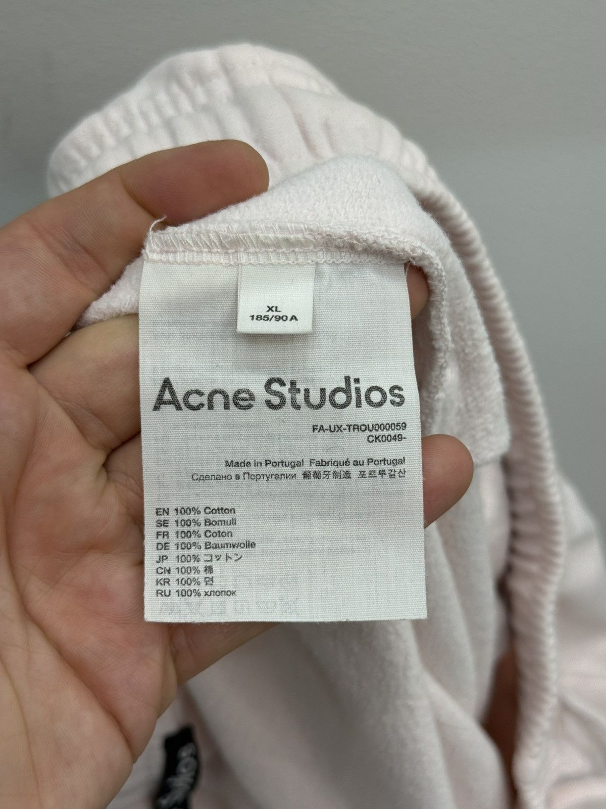 Acne Studios Acne Studios Face Logo Wide Sweatpants Size US 36 / EU 52 - 5 Thumbnail