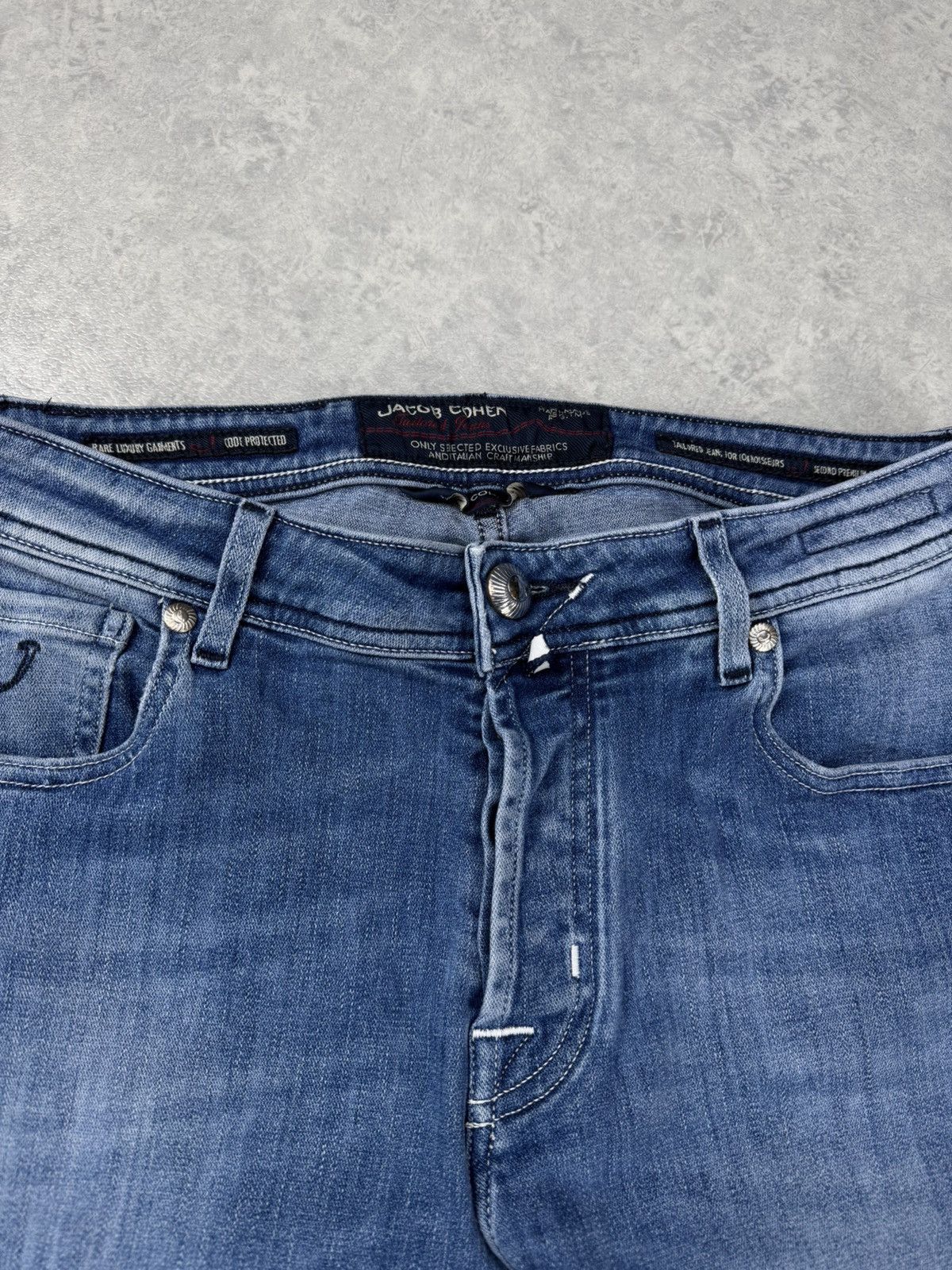 Jacob Cohen Jacob Cohen J688 Light Blue Denim Jeans Size 31 Size US 31 - 4 Thumbnail