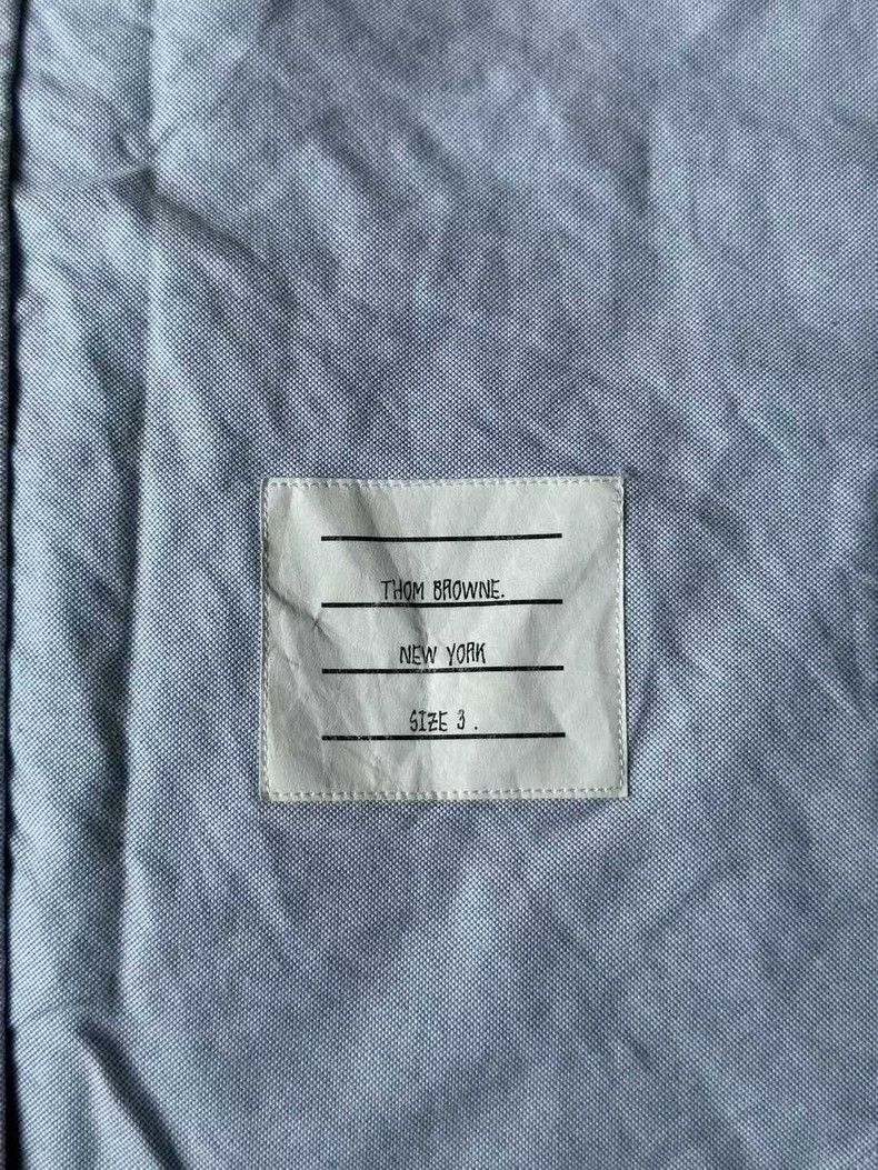 Thom Browne Thom Browne Double-breasted striped shirt Size US L / EU 52-54 / 3 - 4 Thumbnail