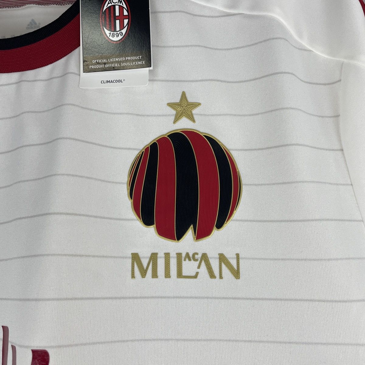 Adidas AC Milan Adidas Away Jersey Shirt Men 2014/2015 size L Size US L / EU 52-54 / 3 - 2 Thumbnail