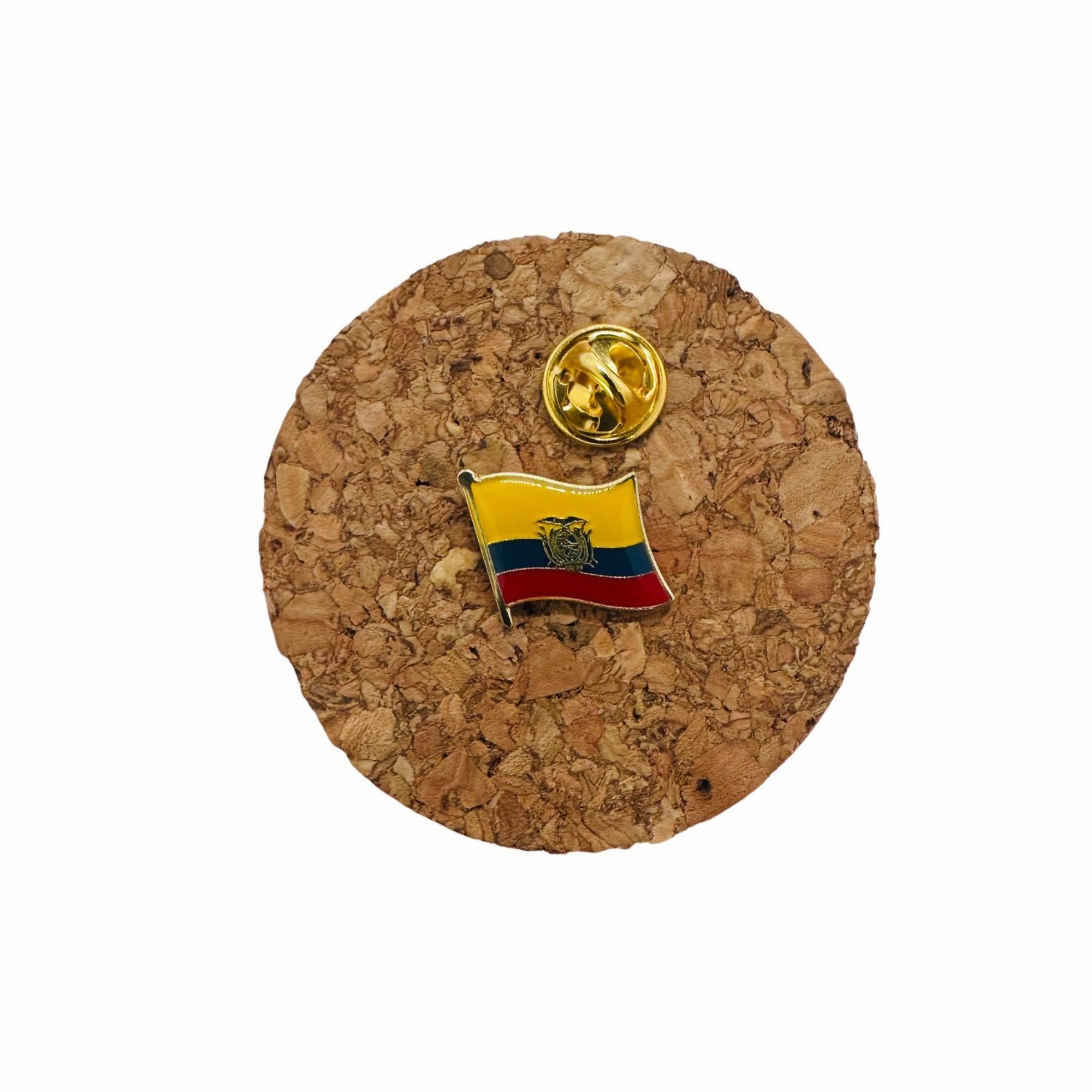 Other ✨Ecuadorian Flag Enamel Pin Yellow Blue Red Broch Patriotic Size ONE SIZE - 4 Thumbnail