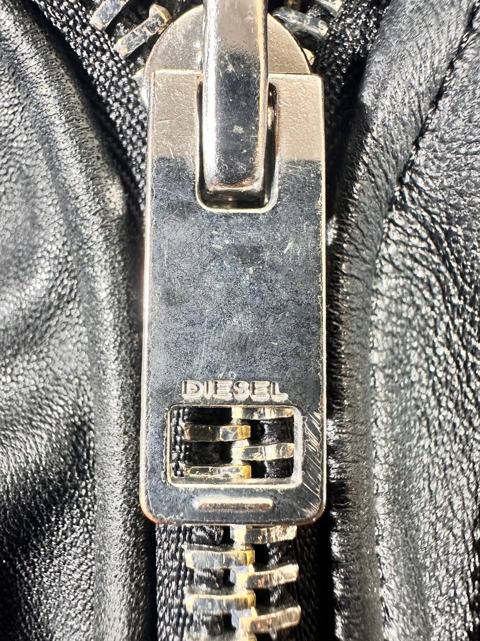 Diesel Diesel Leather L-Sinya-A Biker Jacket with Studs, size L Size L / US 10 / IT 46 - 12 Thumbnail