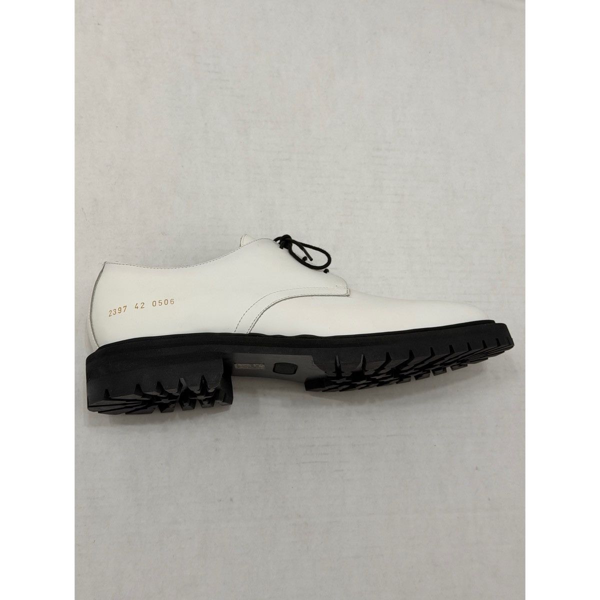 Common Projects COMMON PROJECTS WHITE OFFICER DERBY SHOES Size US 9 / EU 42 - 17 Thumbnail