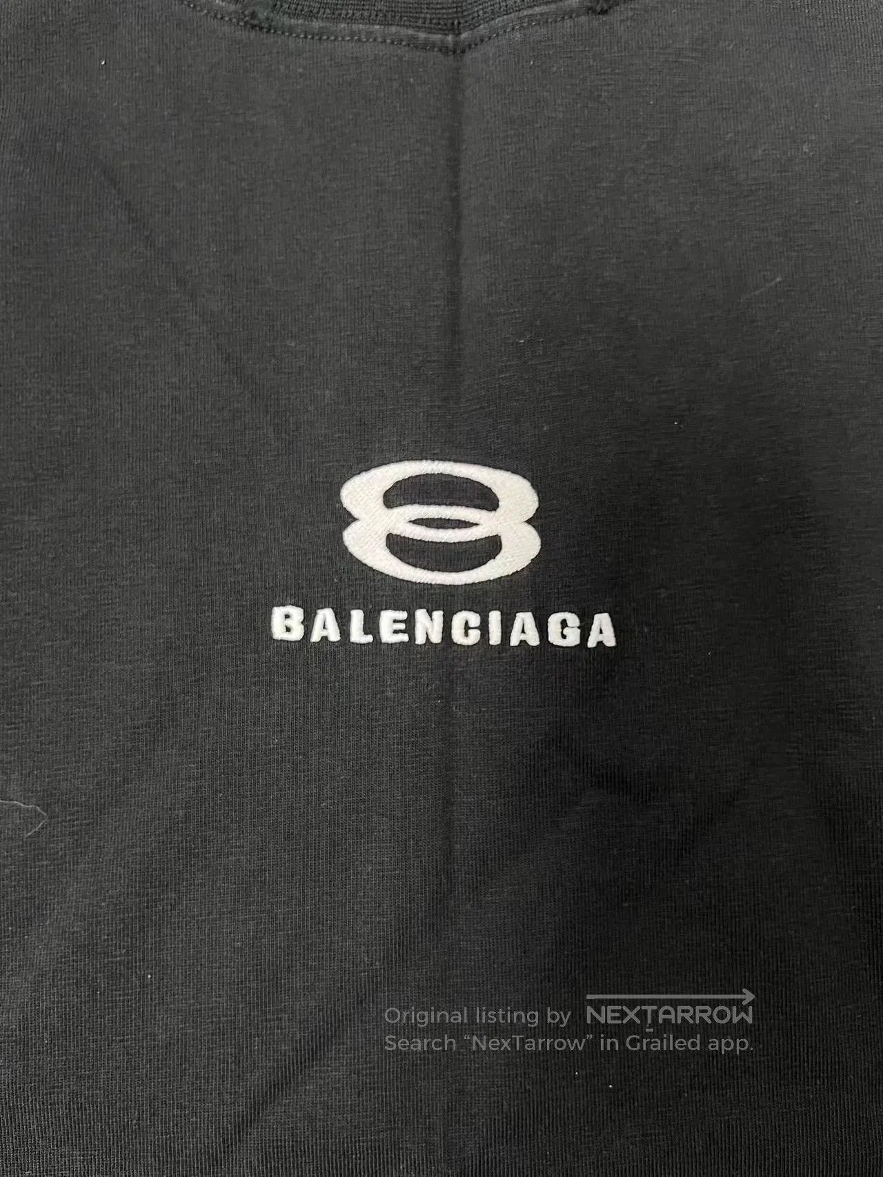 Balenciaga Balenciaga Logo Oversized Crewneck Short Sleeve T-Shirt. Size US M / EU 48-50 / 2 - 3 Thumbnail
