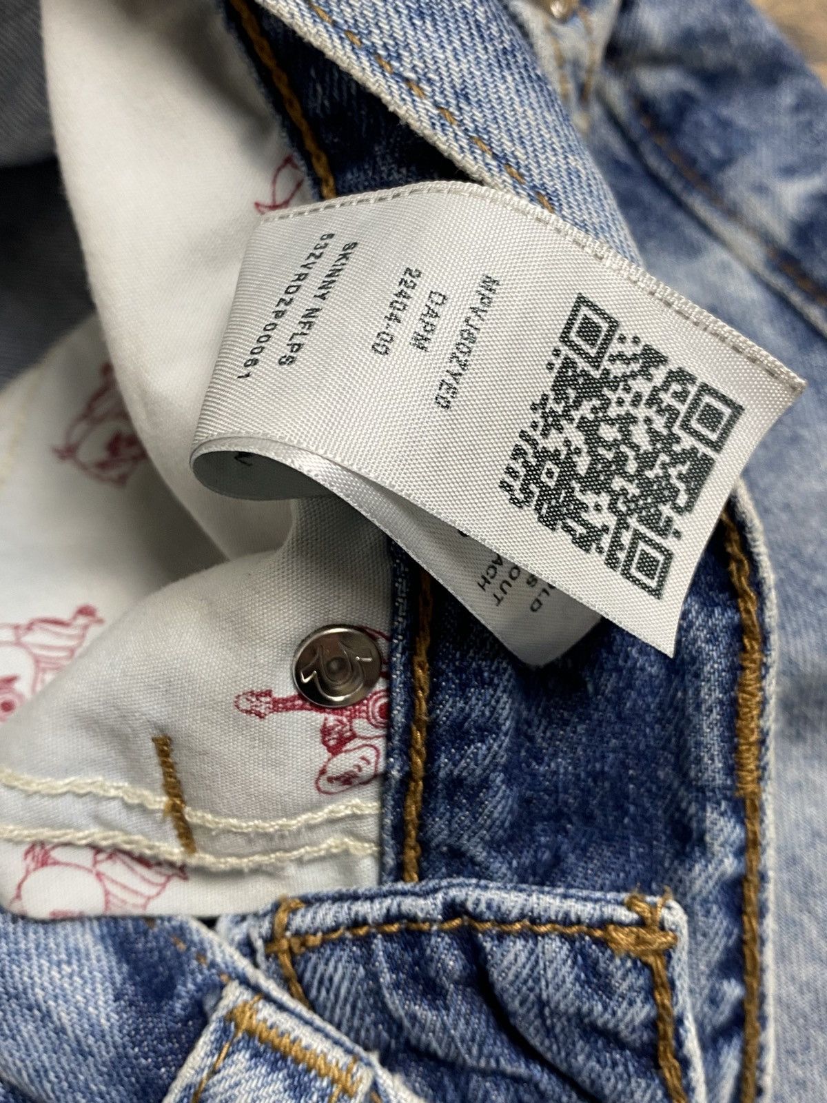 True Religion True Religion Acid Wash Skinny Jeans Rare Futuristic Y2K Size US 28 / EU 44 - 6 Thumbnail