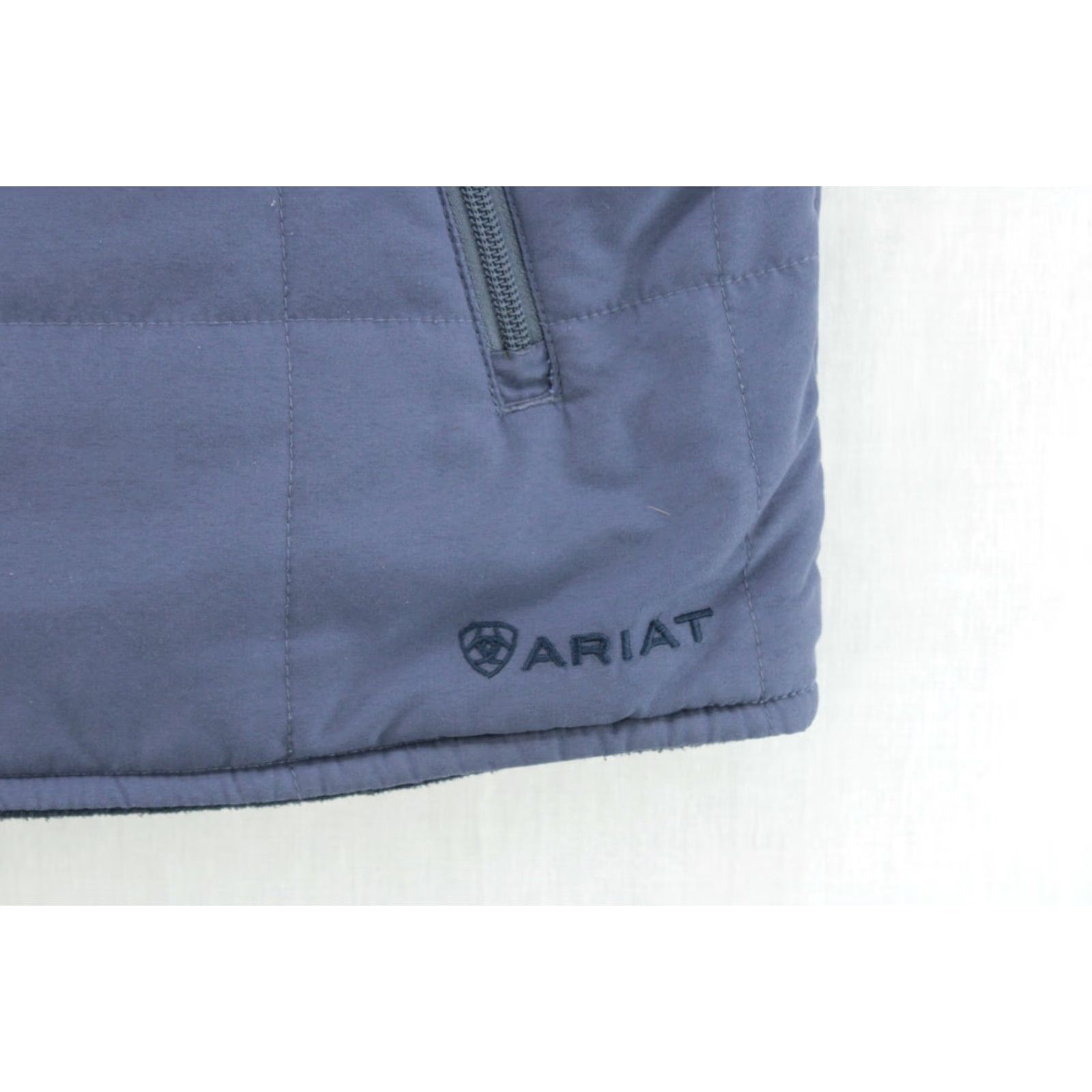 Ariat Ariat Reversible Puffer Vest Mens XL Blue Soft Shell Full Zip Performance Vest Size US XL / EU 56 / 4 - 5 Thumbnail