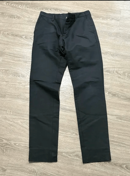 Dries Van Noten Dries Van Noten Black Trousers Size US 31 - 2 Thumbnail
