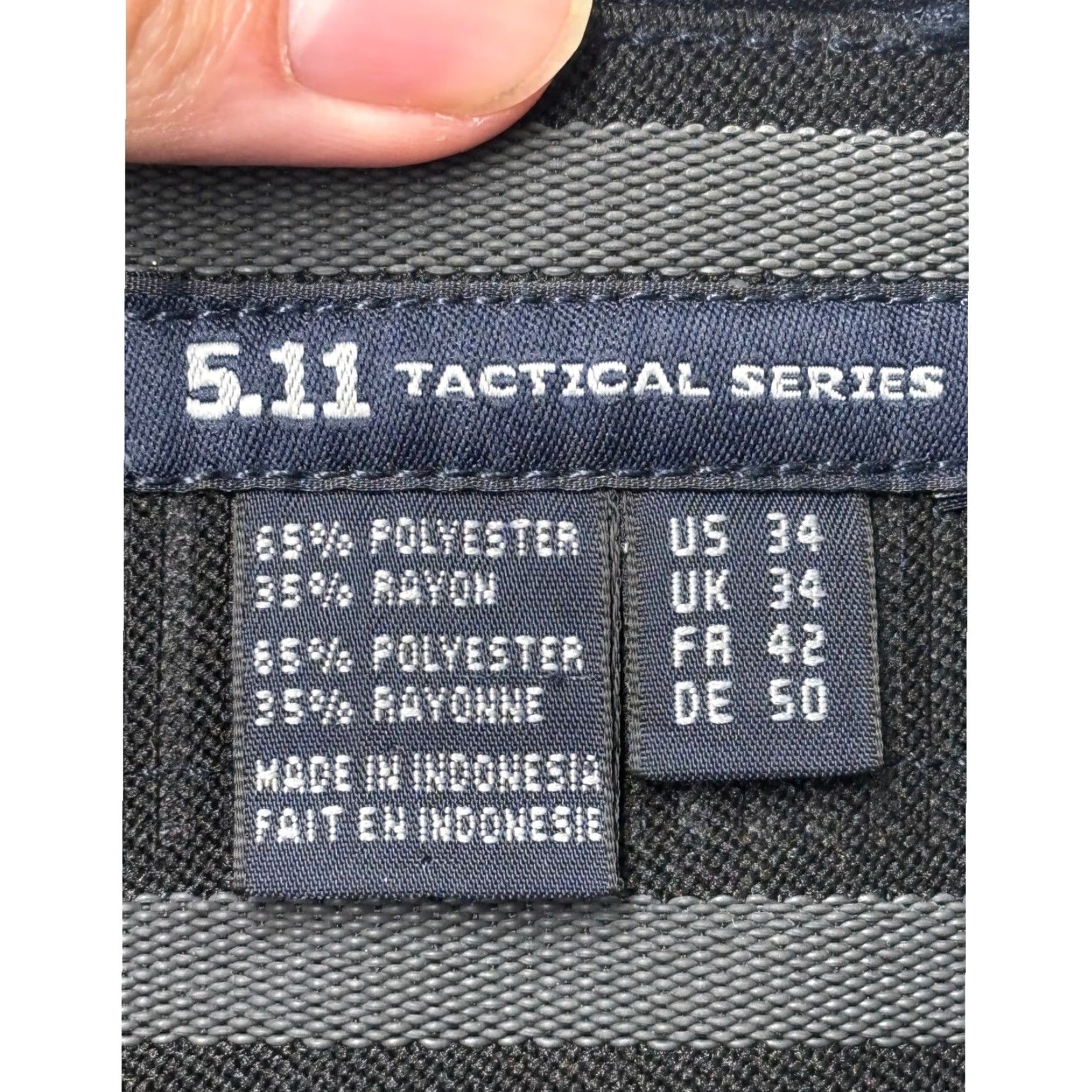 Vintage 5.11 MEN'S REGULAR FIT TACLITE PRO RIPSTOP CARGO PANT Pants 34x30 Black Men Size US 34 / EU 50 - 5 Thumbnail