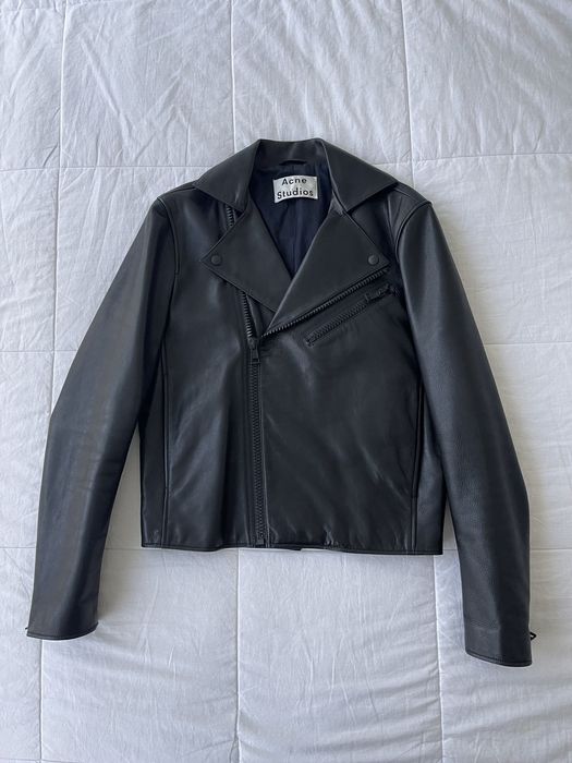 Acne Studios Acne Studios Gibson leather jacket | Grailed