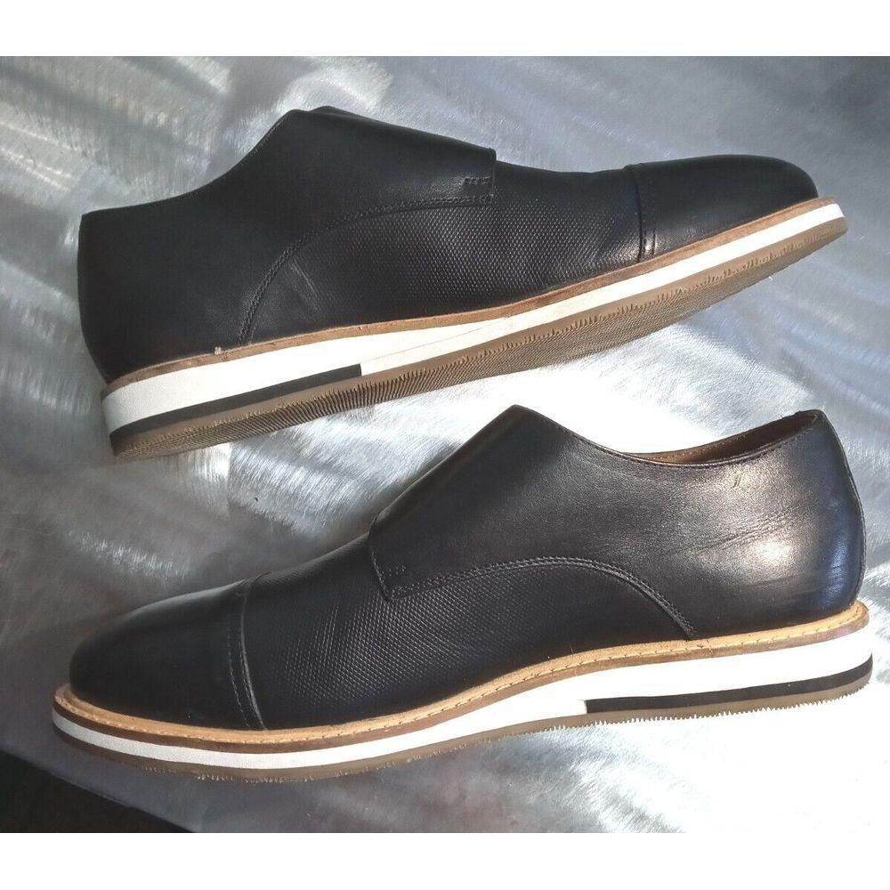 Designer Thomas & Vine Jc Thatcher Dbl Buckle Loafers Mens S 9.5 DS1 Size US 9.5 / EU 42-43 - 3 Thumbnail