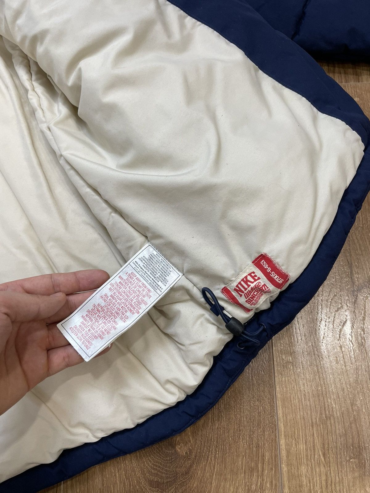 Nike × Vintage Vintage Nike Y2K Style Athletic 1971 Blue Puffer Jacket Size US M / EU 48-50 / 2 - 19 Thumbnail