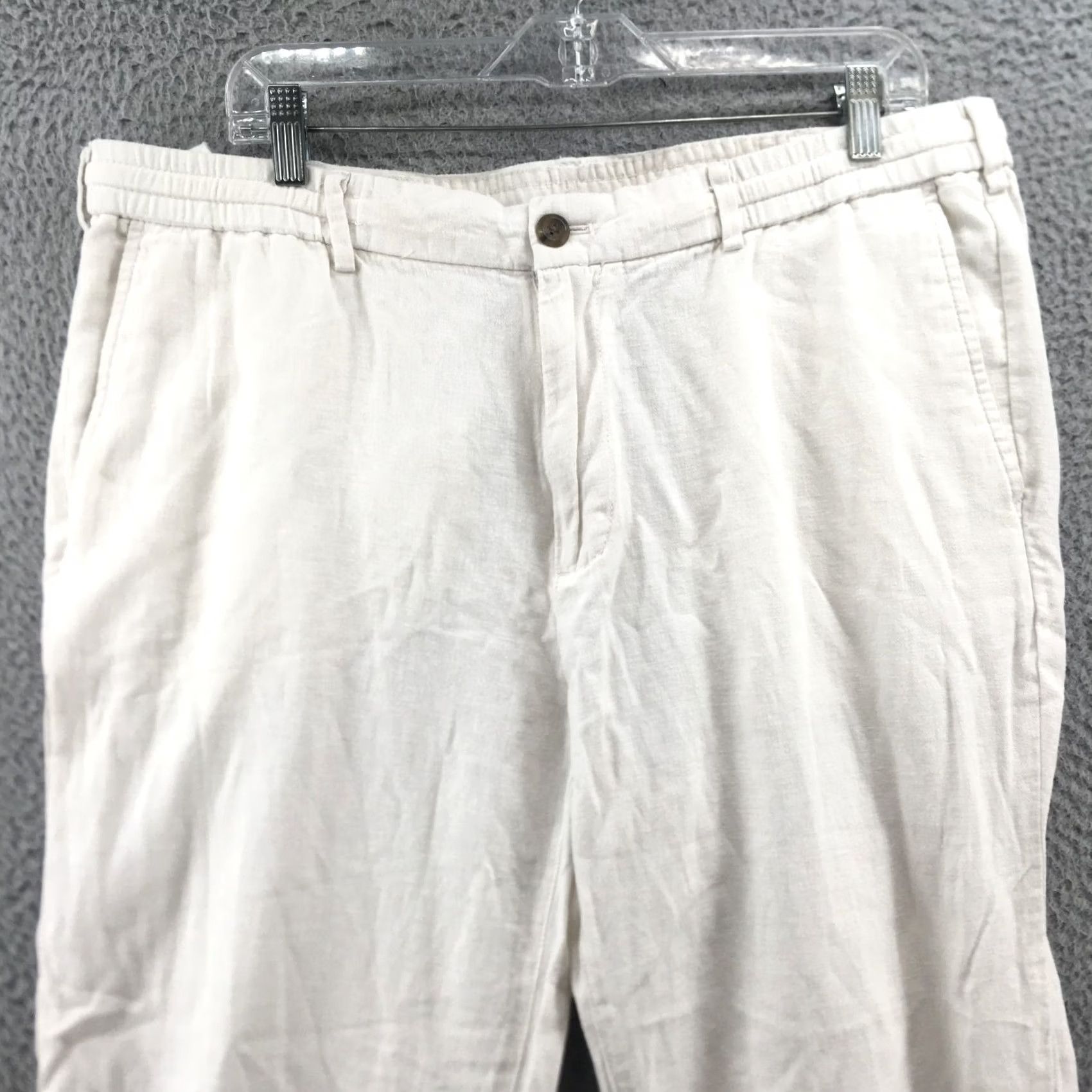 Banana Republic Banana Republic Athletic Fit Chino Pants Womens 38x30.5 White Zip Chino Pants Athletic Fit Womens 38 White Zip Size 26" / US 2 / IT 38 - 2 Thumbnail