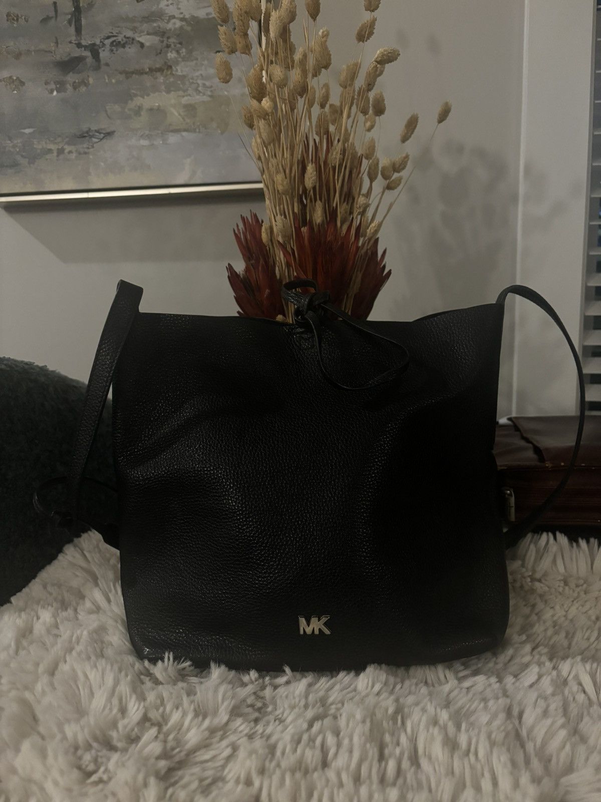 Michael Kors Vintage leather MK bag Size ONE SIZE - 1 Thumbnail