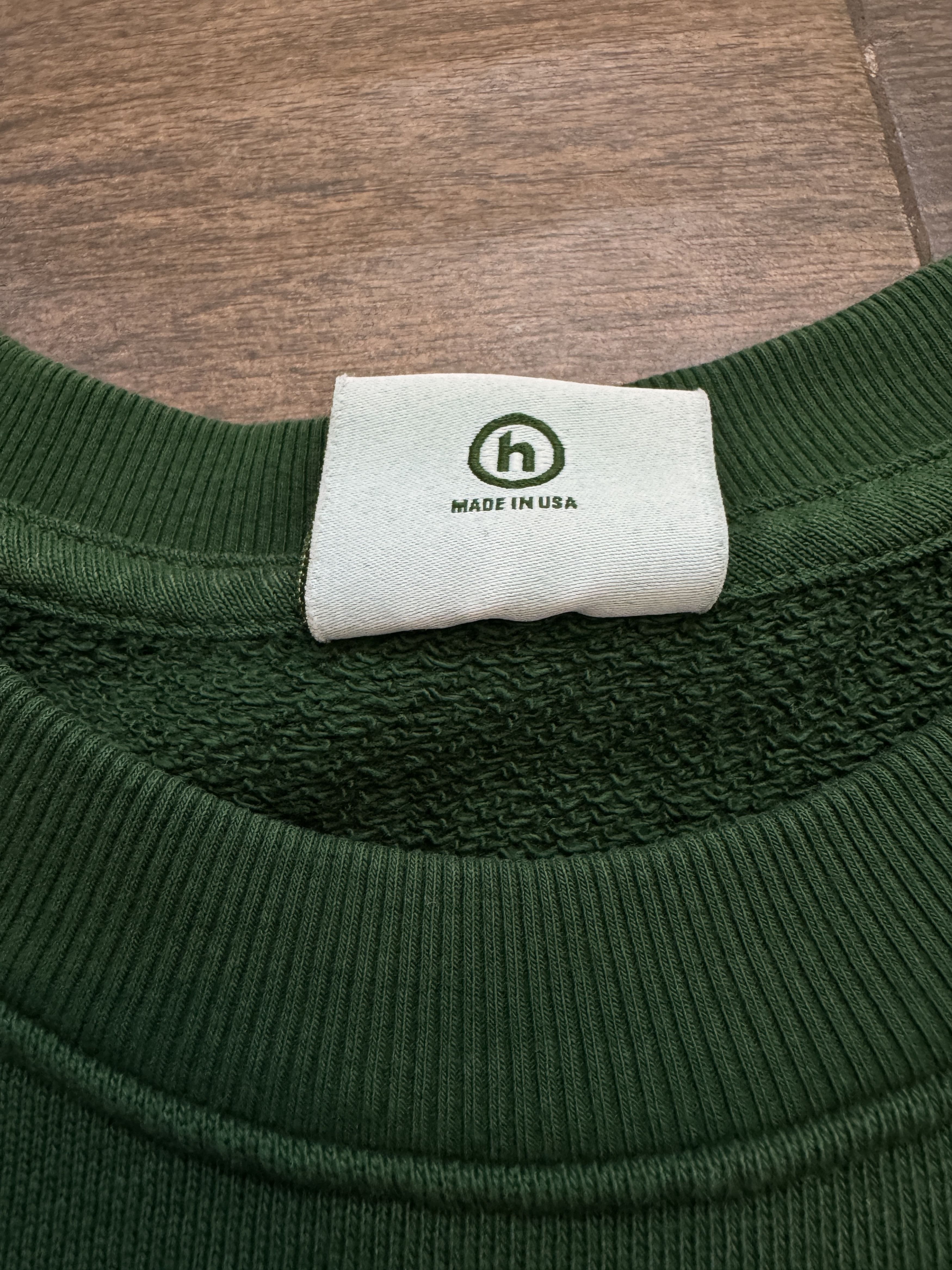 HIDDEN × Salomon Salomon HIDDEN NY Logo Crewneck Green Size US L / EU 52-54 / 3 - 4 Thumbnail