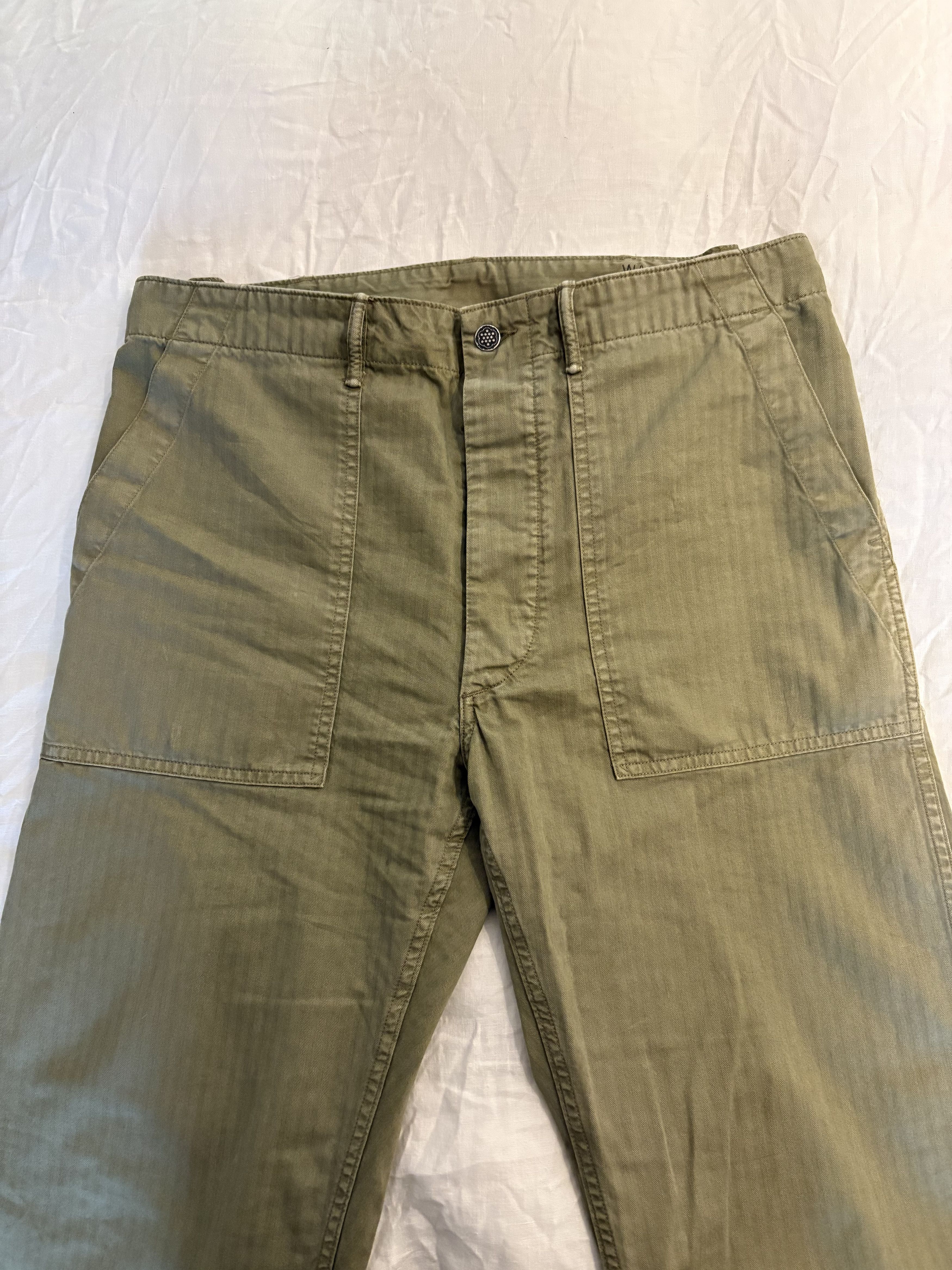 RRL Ralph Lauren Herringbone Utility Trouser Size US 34 / EU 50 - 2 Thumbnail
