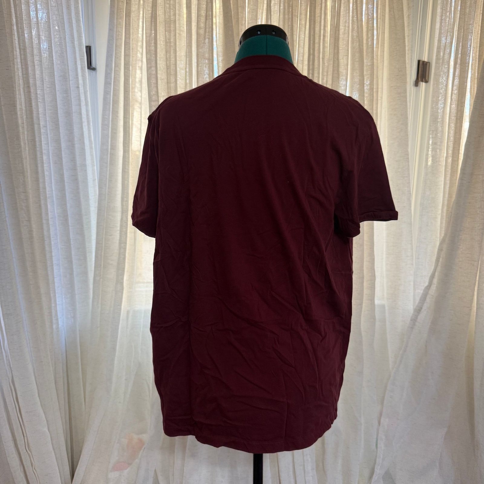 Calvin Klein Calvin Klein Burgundy Liquid Touch Tee | Sz L Size US L / EU 52-54 / 3 - 5 Thumbnail