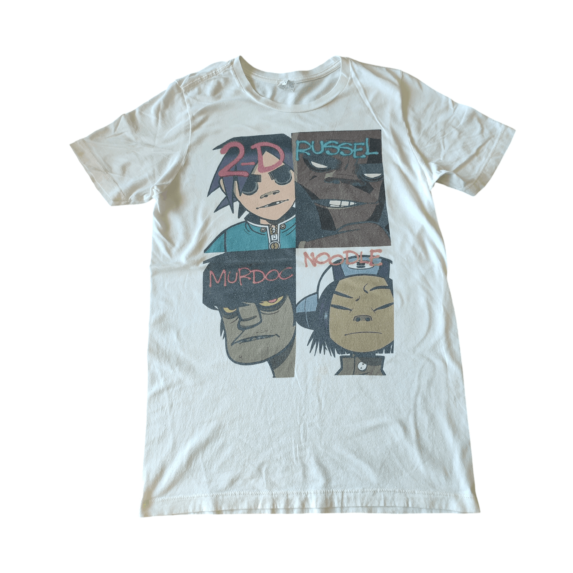 Band Tees × Vintage GORILLAZ T SHIRT Size US S / EU 44-46 / 1 - 1 Thumbnail