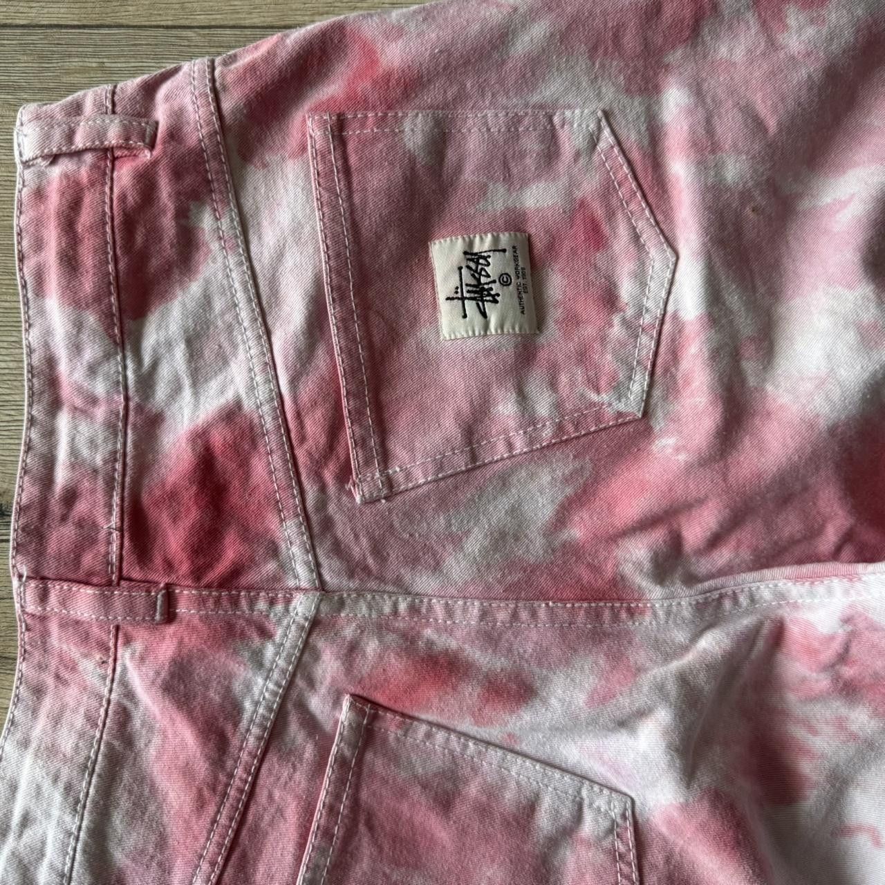 Stussy Stussy Womans Tie Dye Bottoms Pink Size 28" / US 6 / IT 42 - 7 Thumbnail