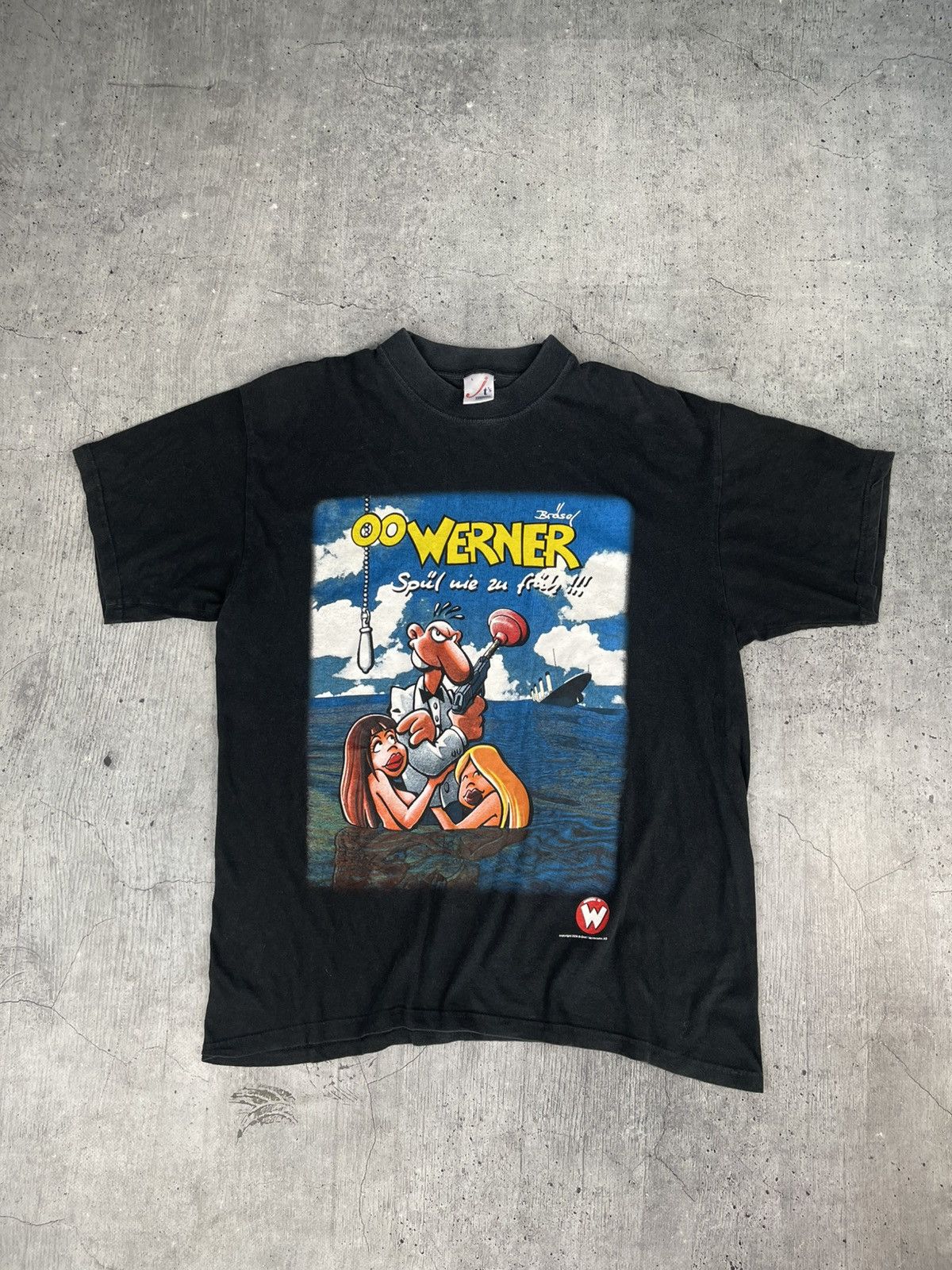 Warner Bros 2000’s Vintage Warner Bros T Shirt Y2K USA Size US L / EU 52-54 / 3 - 2 Thumbnail