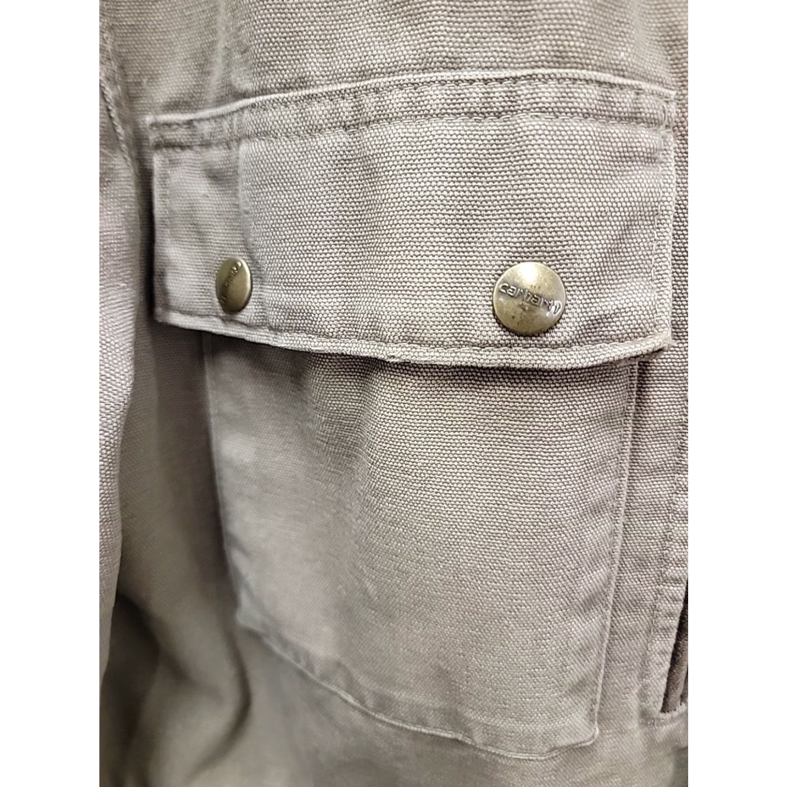 Carhartt VINTAGE Carhartt Duck Work Jacket Olive Men’s M Cotton Workwear PB1321 Size US S / EU 44-46 / 1 - 3 Thumbnail