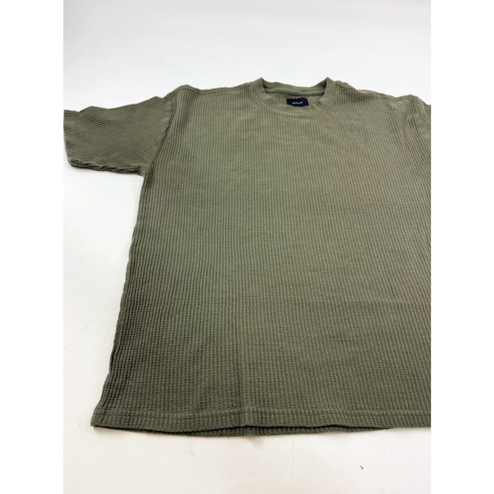 Pacsun PacSun Mens Large Green Waffle Knit Thermal Crewneck Short Sleeve Tee Shirt Size US L / EU 52-54 / 3 - 2 Thumbnail