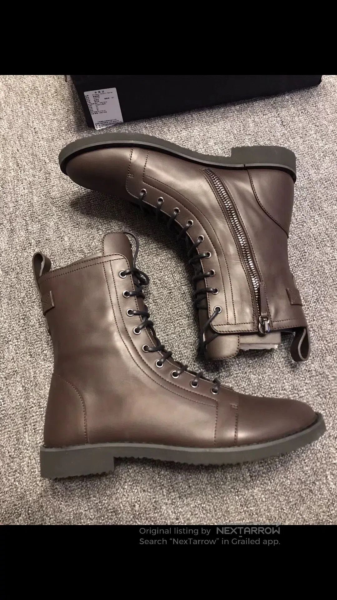 Giuseppe Zanotti Giuseppe Zanotti Brown Leather Boots. Size US 9 / EU 42 - 4 Thumbnail