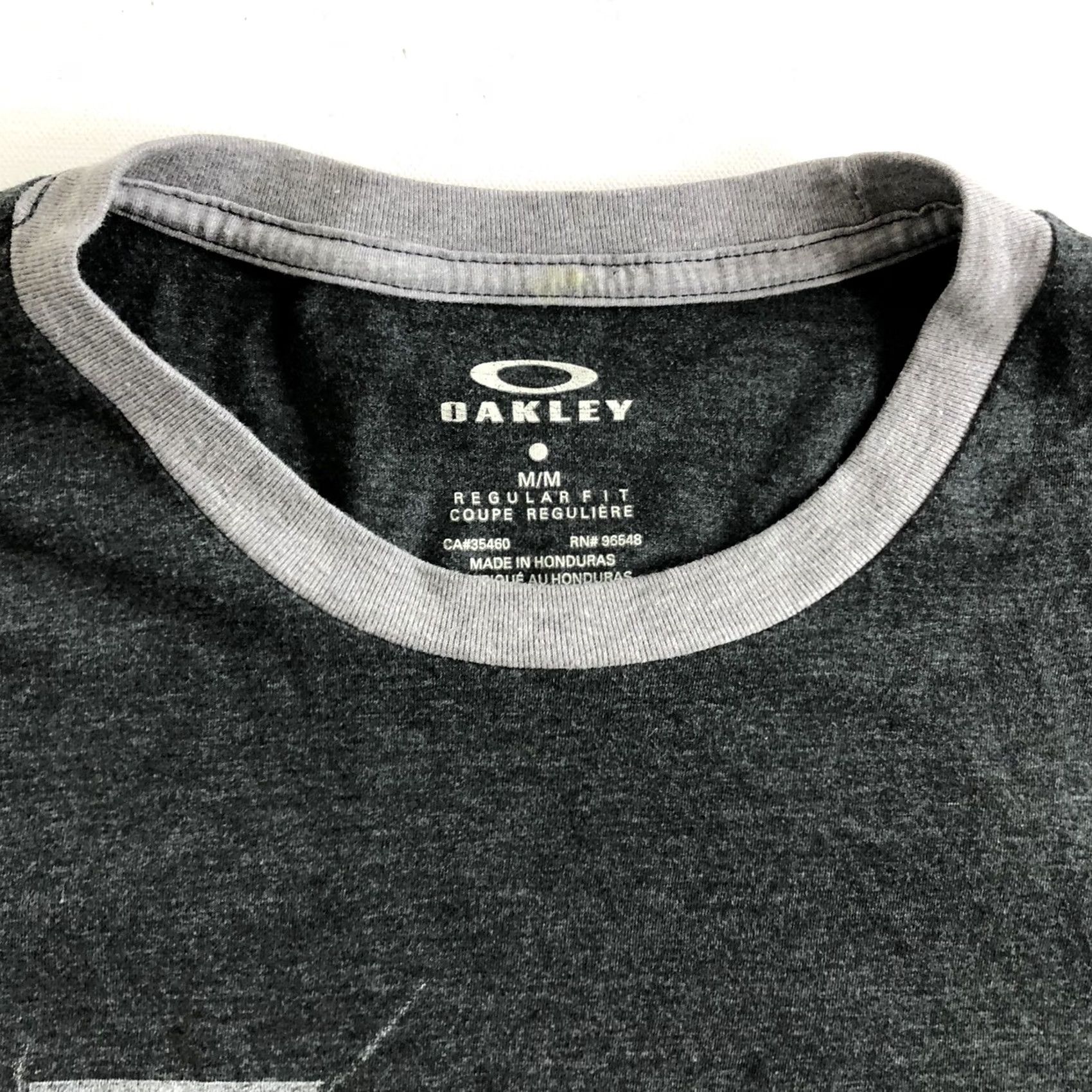 Oakley Oakley T Shirt Mens Size M Gray Regular Fit Short Sleeve Cotton Graphic Tee Size US M / EU 48-50 / 2 - 5 Thumbnail