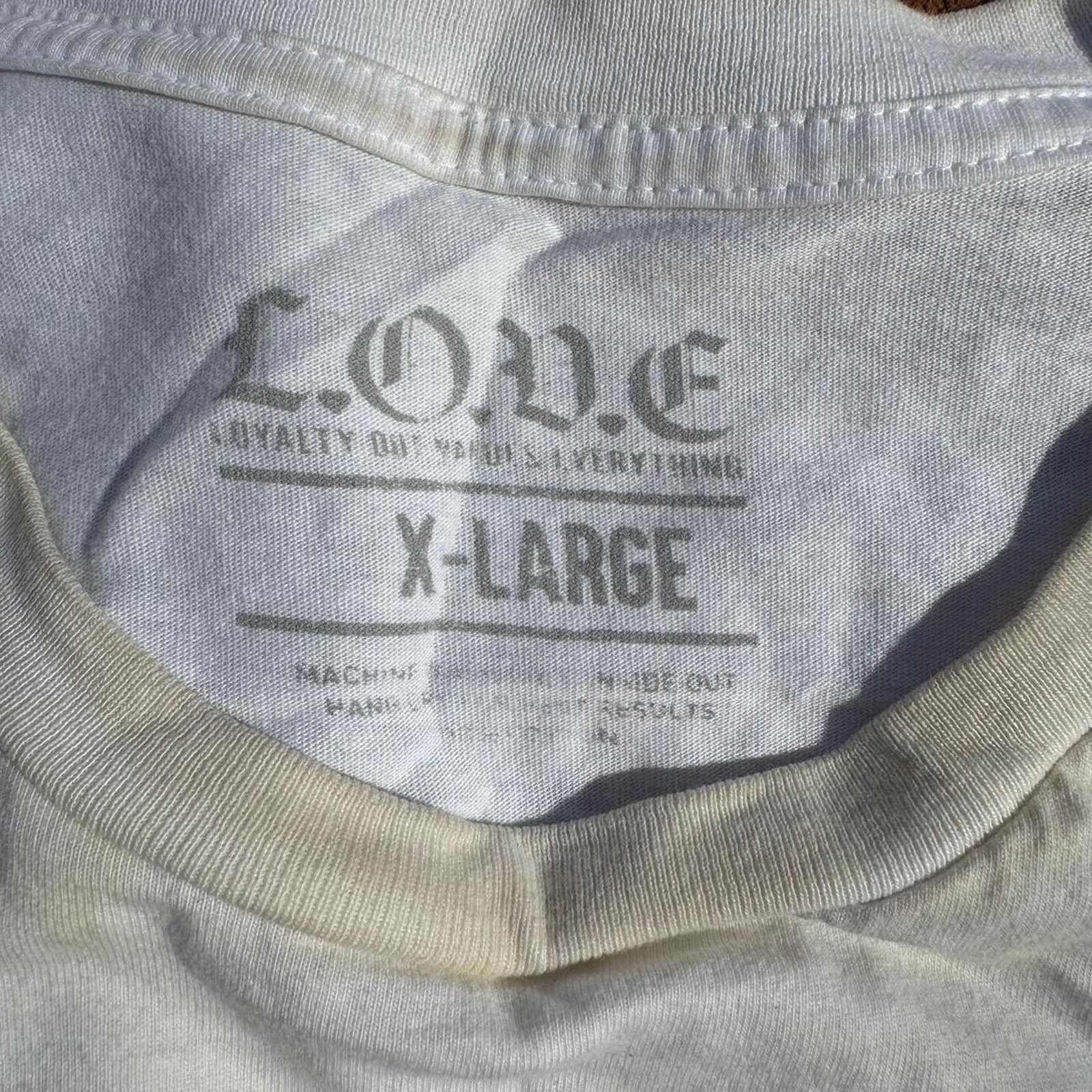 Other Men's XL White & Black Love Finessa T-Shirt Size US XL / EU 56 / 4 - 2 Thumbnail