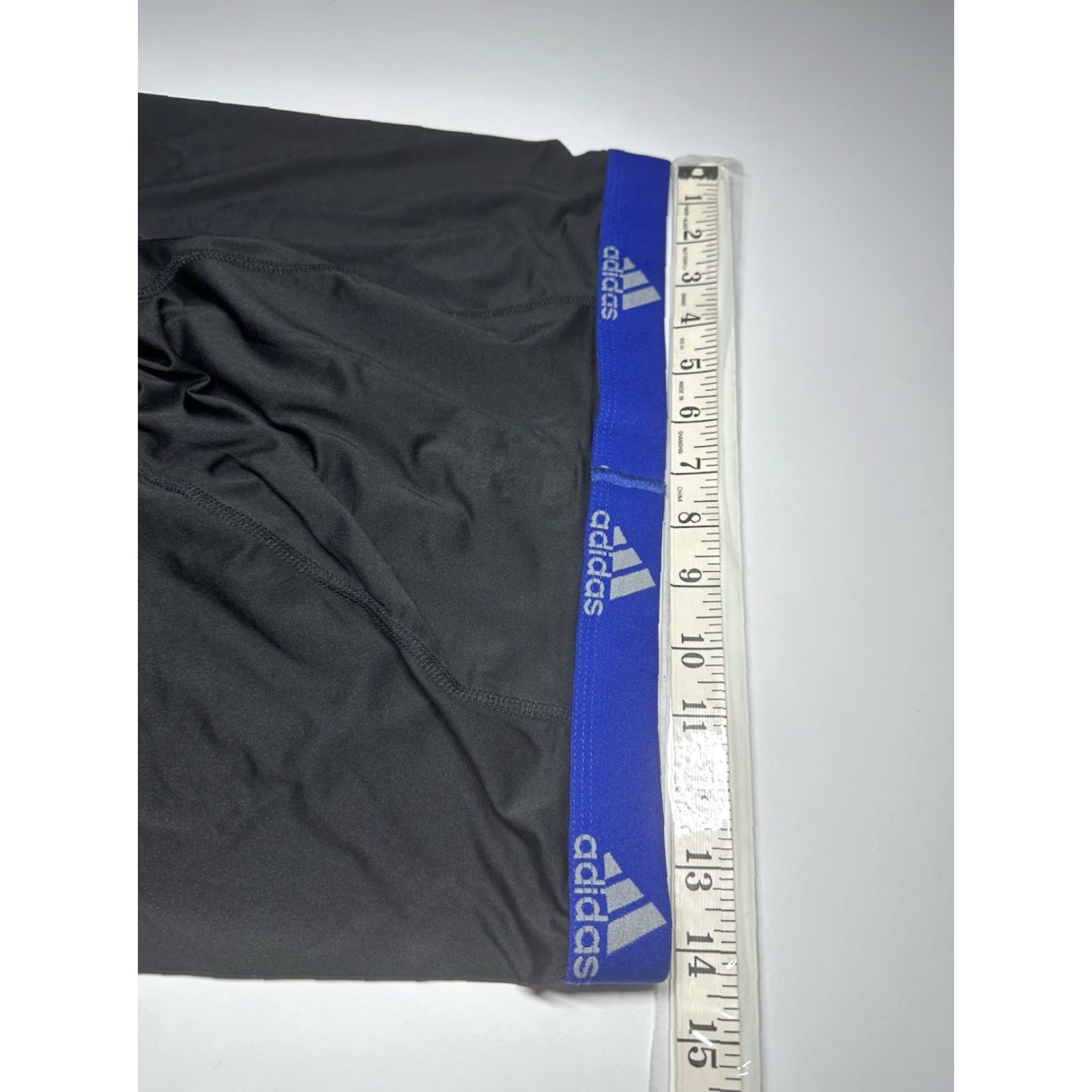 Adidas Adidas Men's Black Shorts Logo Compression Athletic Regular Large Size US 33 - 5 Thumbnail