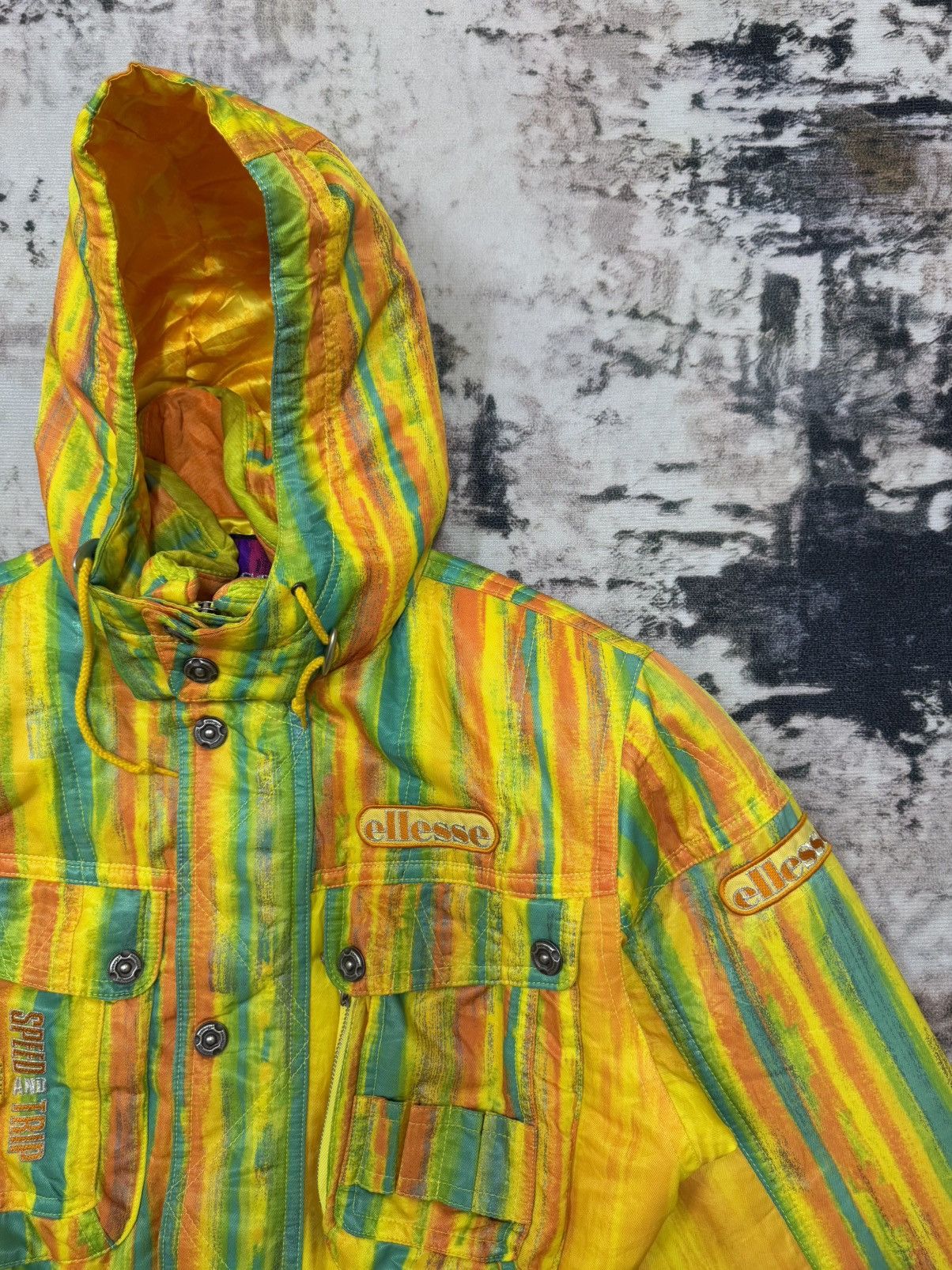 Ellesse Vintage 90s Ellesse Made byGoldwin Speed And Trip Ski Jacket Size US L / EU 52-54 / 3 - 4 Thumbnail