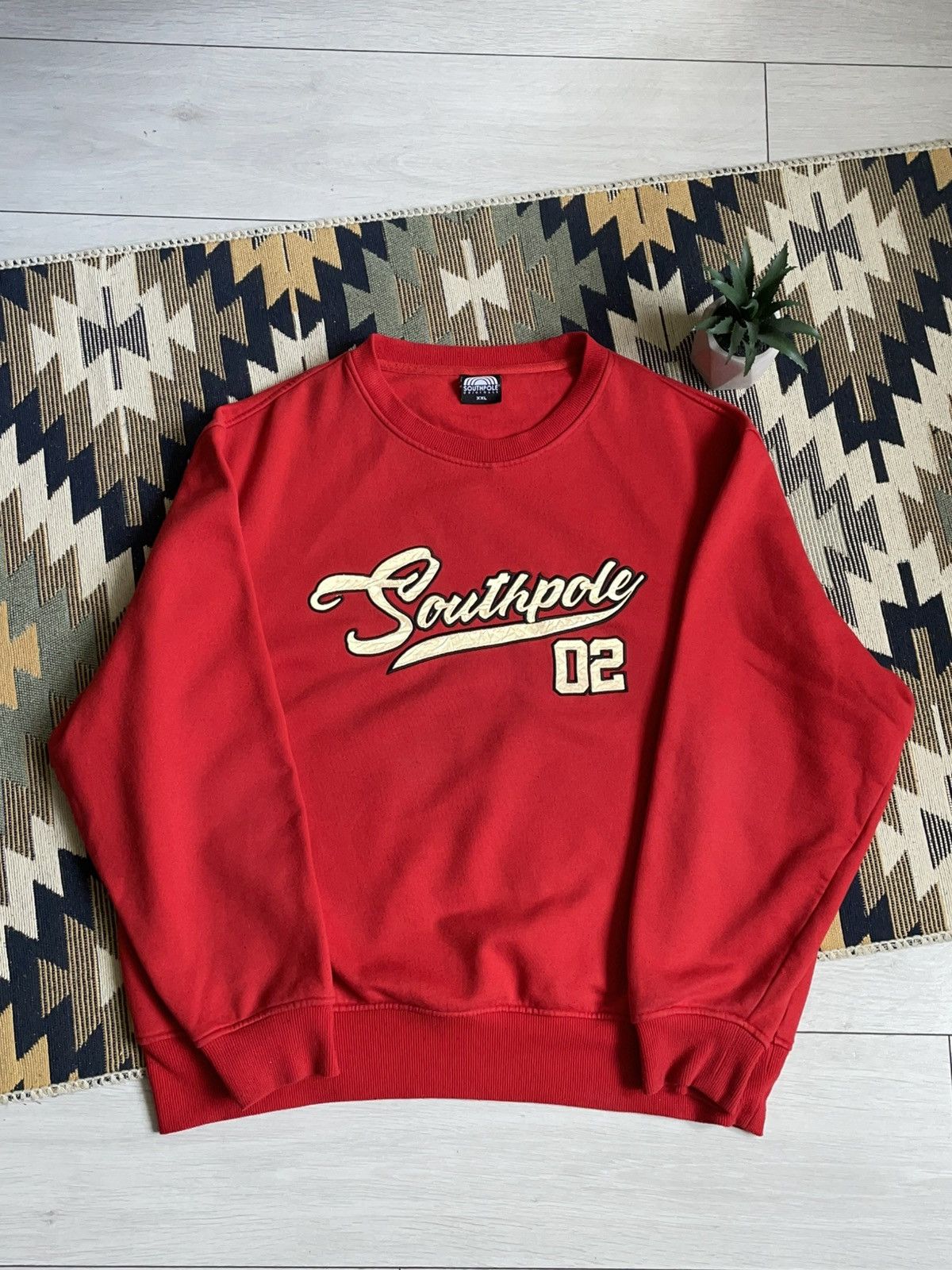 Southpole × Vintage Vintage Southpole Y2K Big Reflective Logo Sweatshirt Size US XL / EU 56 / 4 - 8 Thumbnail