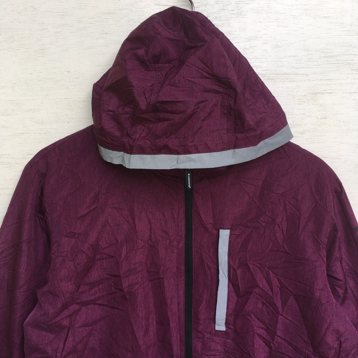Converse × Vintage Converse Windbreaker Jacket M Purple Size US M / EU 48-50 / 2 - 4 Thumbnail