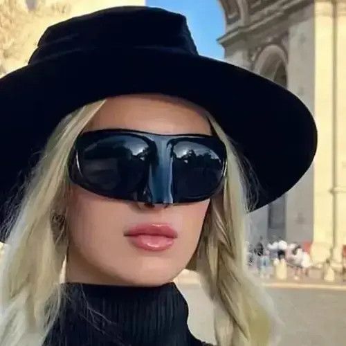 Electric Visual × Vintage Oversized Bird Nose Masked Sunglasses Size ONE SIZE - 4 Thumbnail