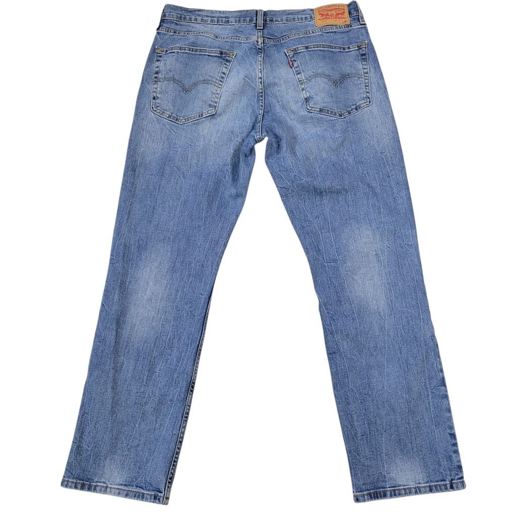 Levi's Levi's 514 Straight Leg Blue Cotton Elastane Blend Size US 36 / EU 52 - 2 Thumbnail