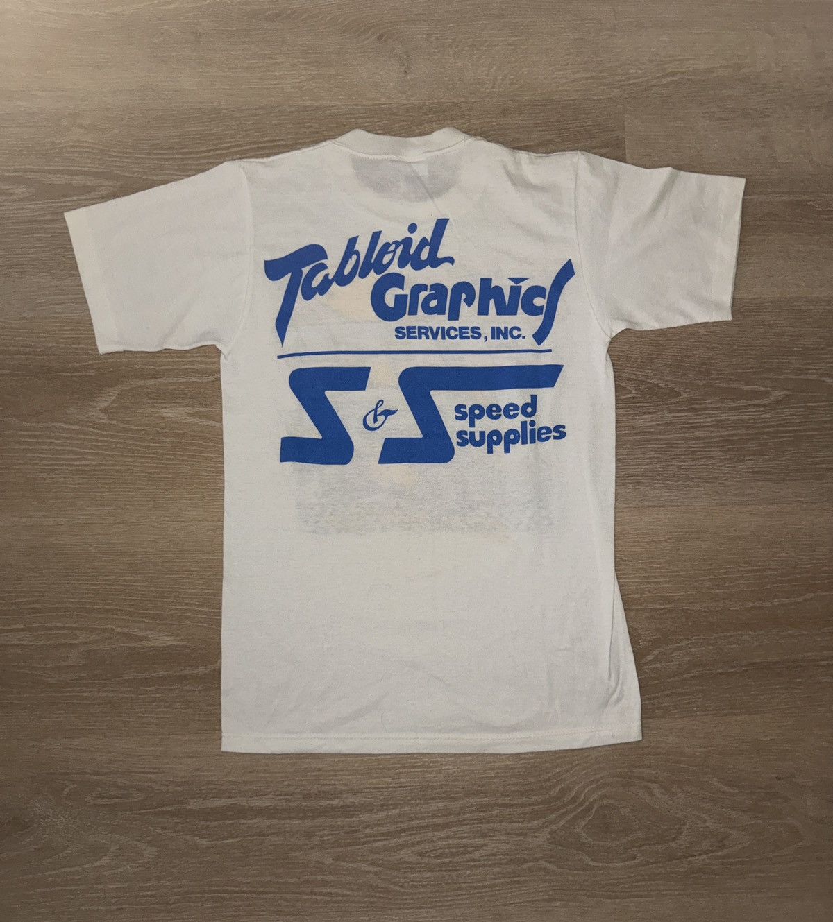 Jerzees Vintage 90’s Elvin Fetty Racing Double Sided T-Shirt Size US S / EU 44-46 / 1 - 2 Thumbnail