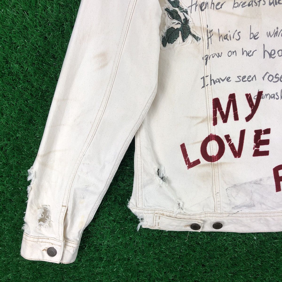 Zara Zara Man Thrashed Denim Jacket Punk Style Size US S / EU 44-46 / 1 - 3 Thumbnail