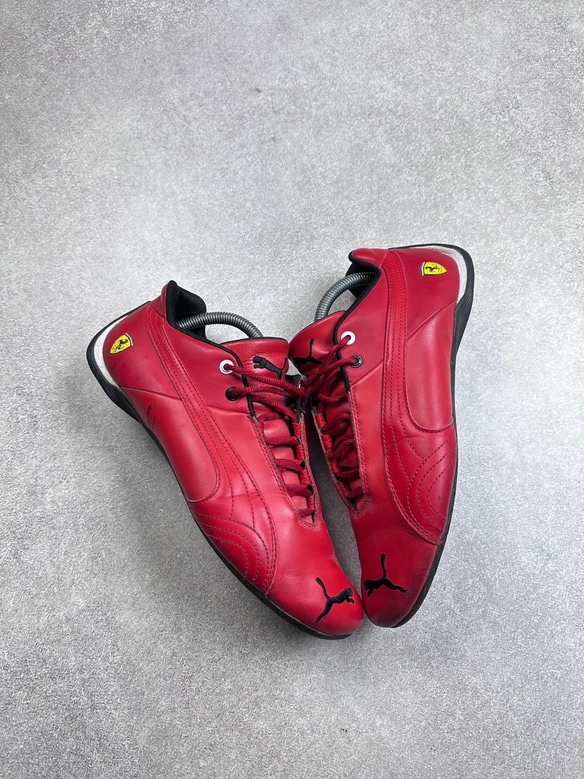 Japanese Brand Vintage Puma Speed Cat leather Shoes Size US 9 / IT 39 - 3 Thumbnail