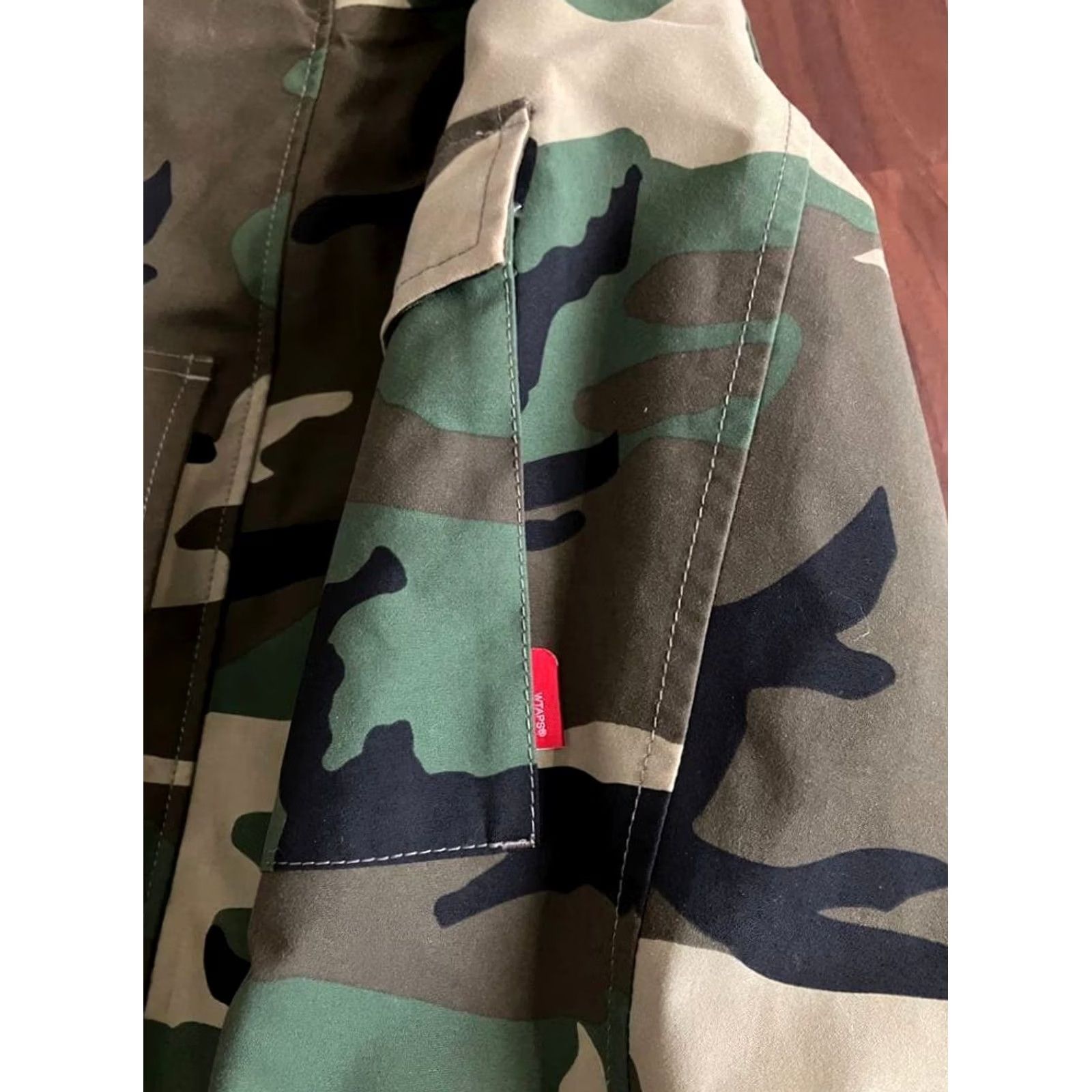 Wtaps WTAPS Jacket ECWCS 13SS 131GWDT-JKM02 Green Black Size:S Mens Nylon Tafteta Tetramex 68x48x44 Used Woodland 90s 2000s Size US S / EU 44-46 / 1 - 5 Thumbnail