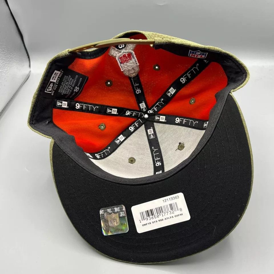 New Era Atlanta Falcons Hat Men Salute to Service Snap Back Cap New Size ONE SIZE - 5 Thumbnail