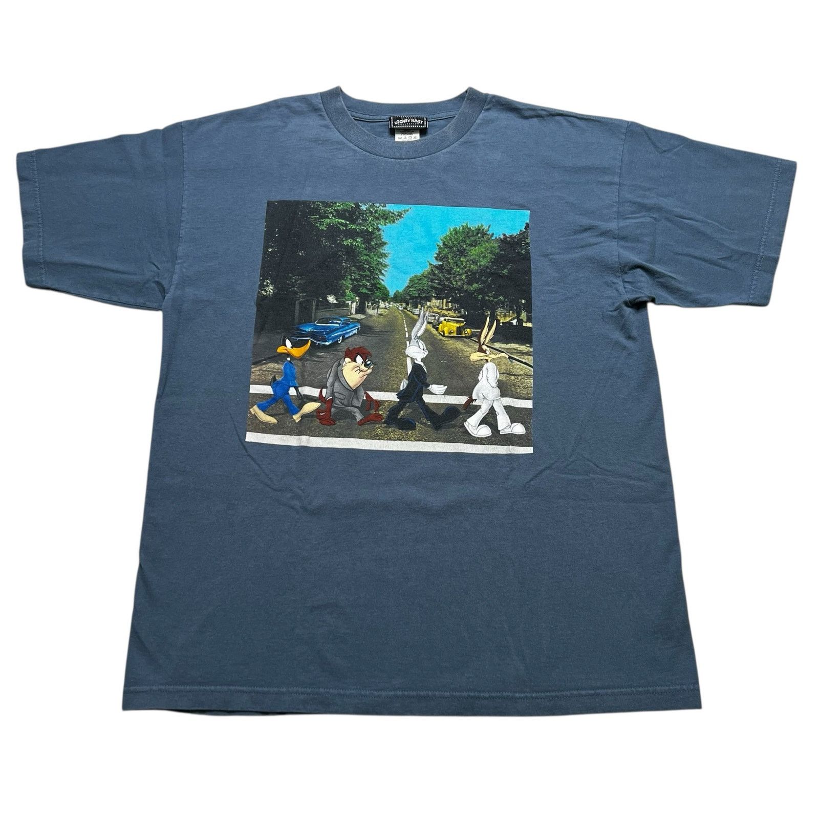 Disney Vintage 90s Looney Tunes Beatles Abbey Road USA Men's XL Size US XL / EU 56 / 4 - 1 Thumbnail