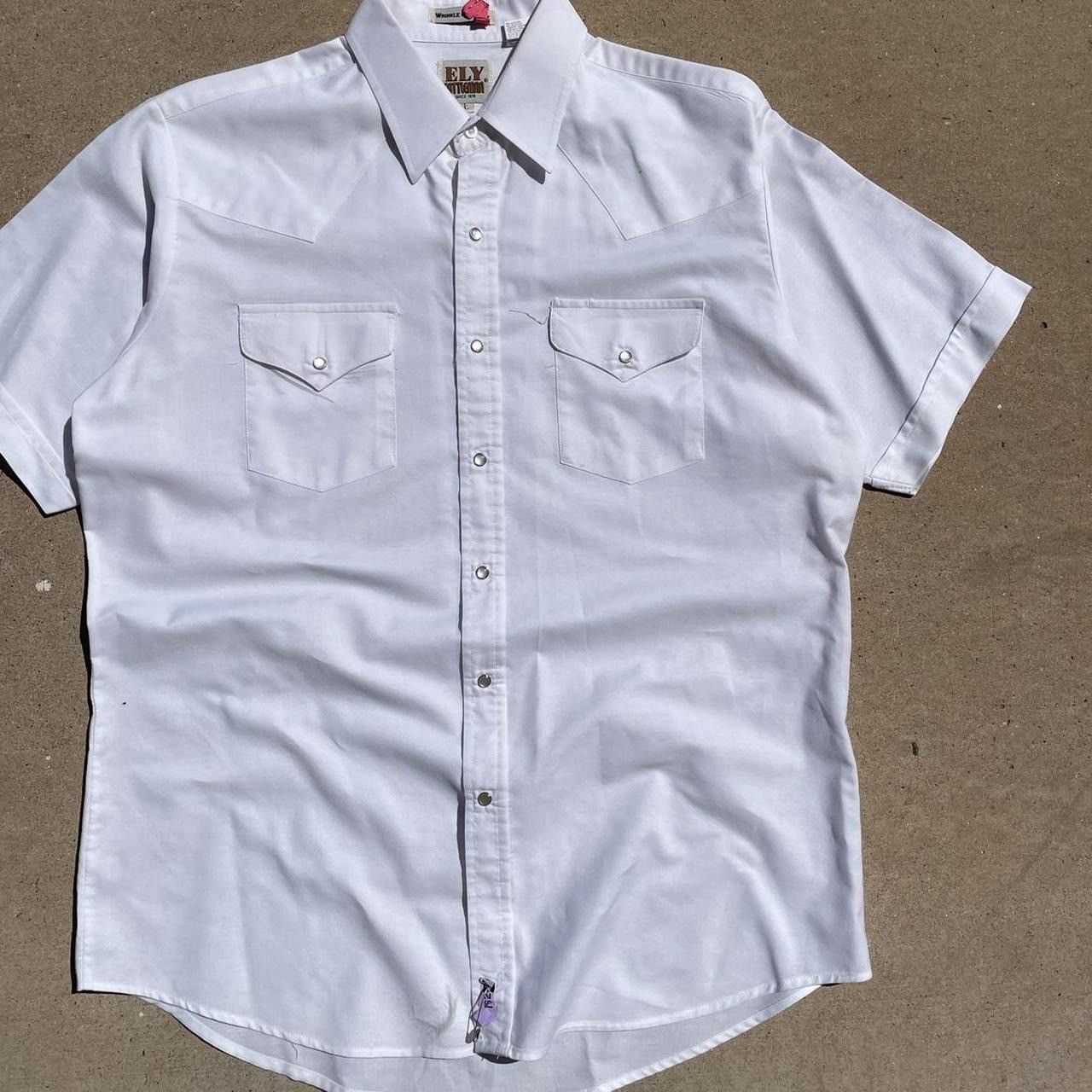 Vintage Vintage 90s Fly Cattleman Shirt Size US L / EU 52-54 / 3 - 2 Thumbnail