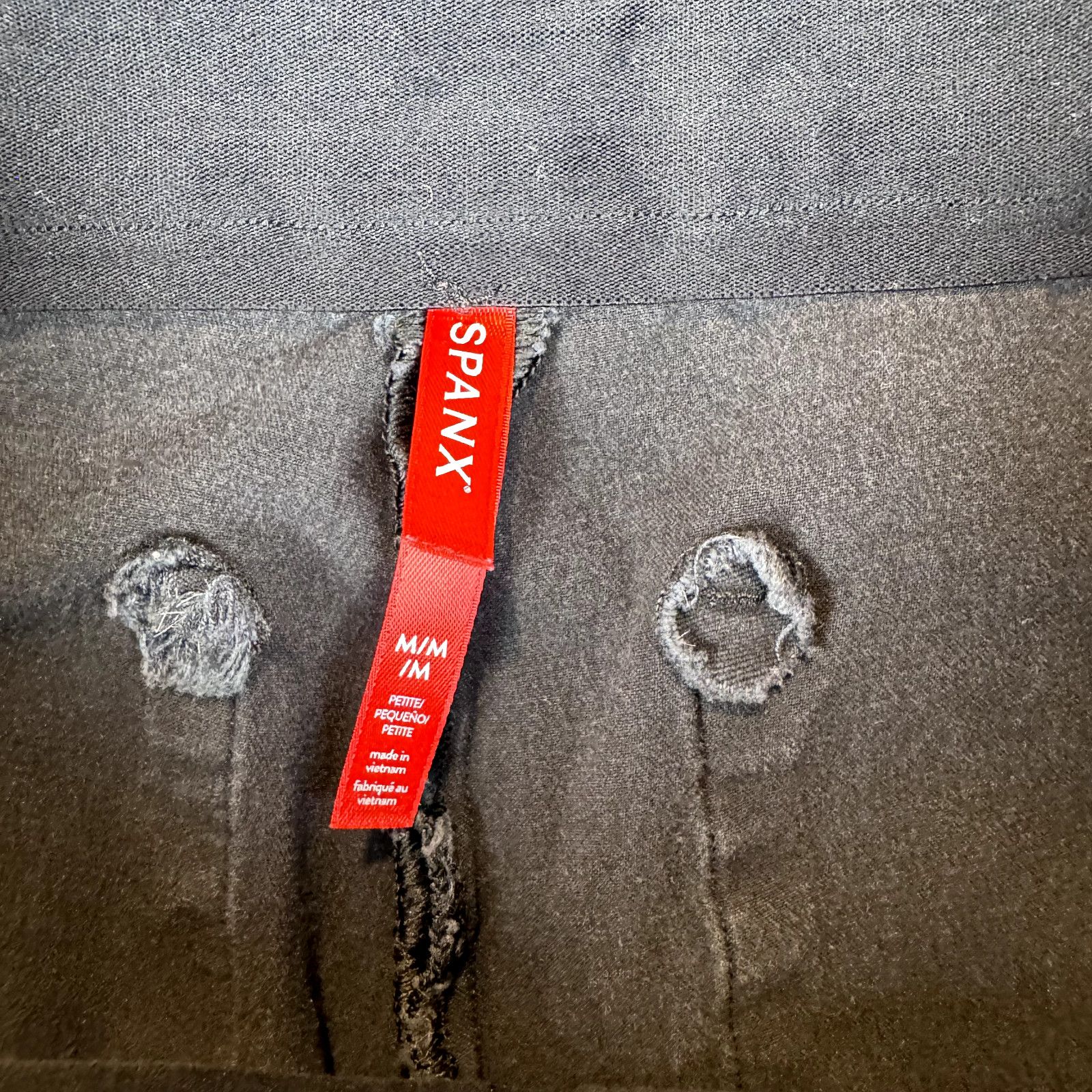 Spanx Spanx Womens Medium Black On-the-Go Polished Kick Flare Size 28" / US 6 / IT 42 - 9 Thumbnail