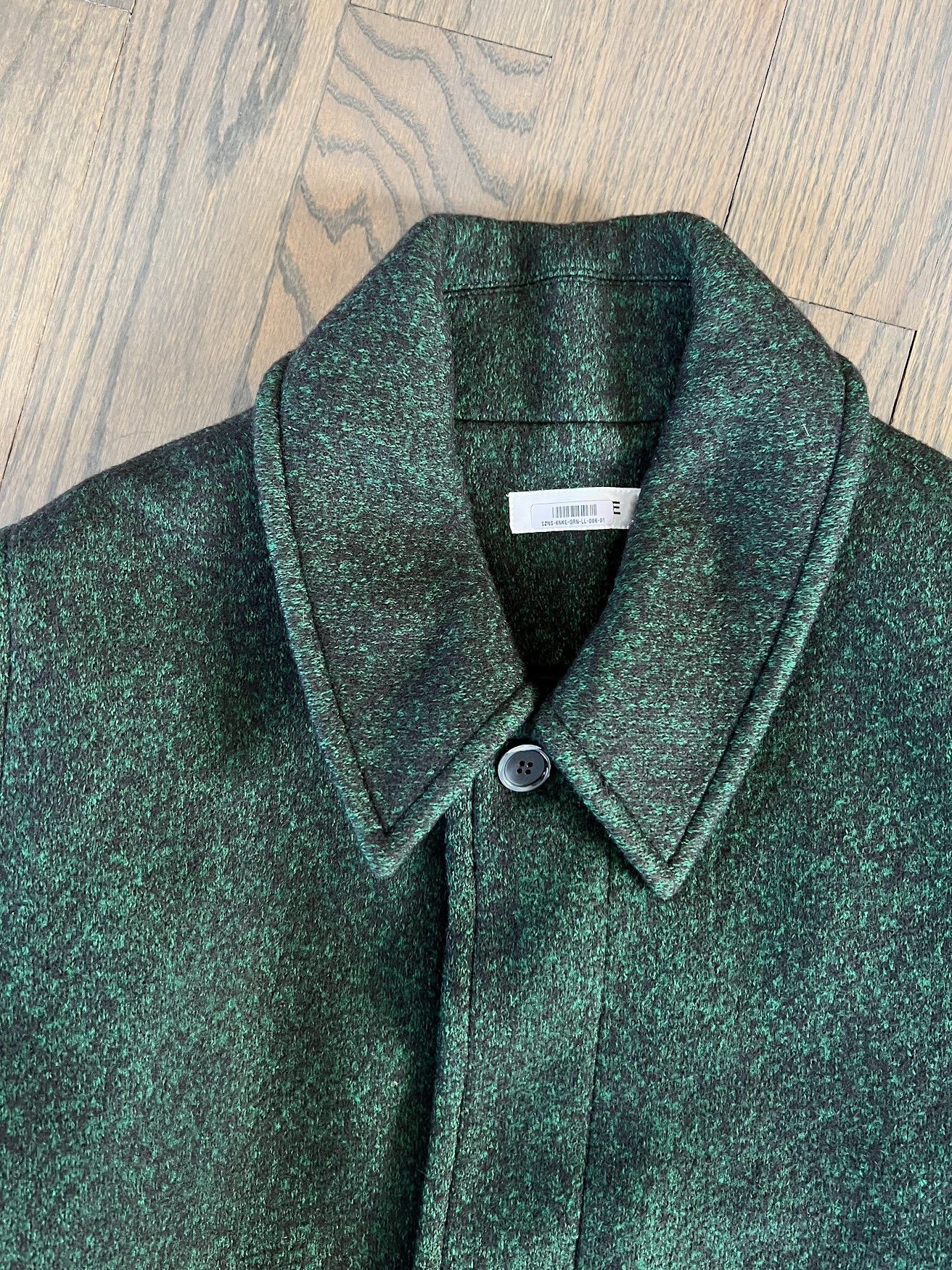 KEENKEEE Keenkee Green Wool Coat Size US L / EU 52-54 / 3 - 2 Thumbnail