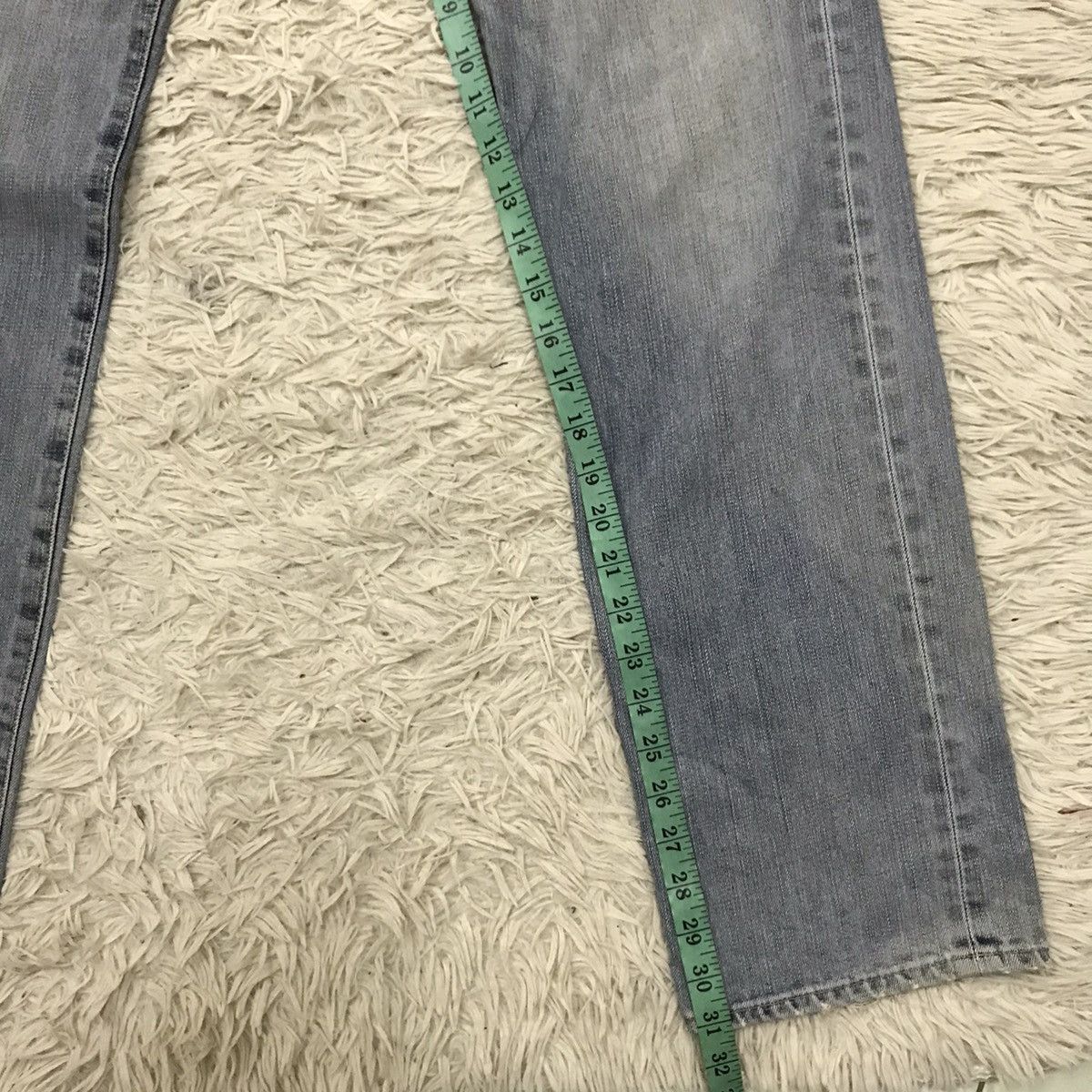 Japanese Brand Uniqlo Basic S-002 Regular Fit Straight Jenas Size US 30 / EU 46 - 20 Thumbnail