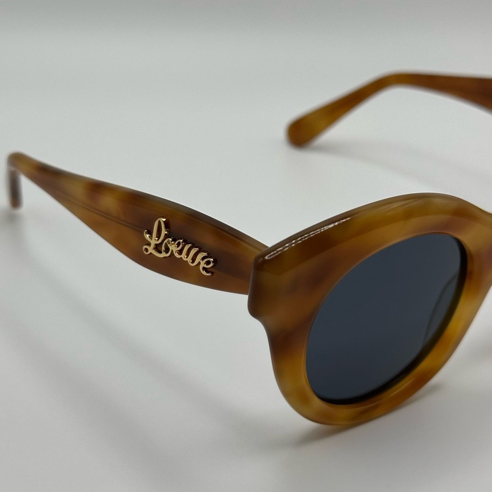 Loewe Loewe Curvy Sunglasses LW40126I 53V Havana Dark Blue Women Size ONE SIZE - 5 Thumbnail