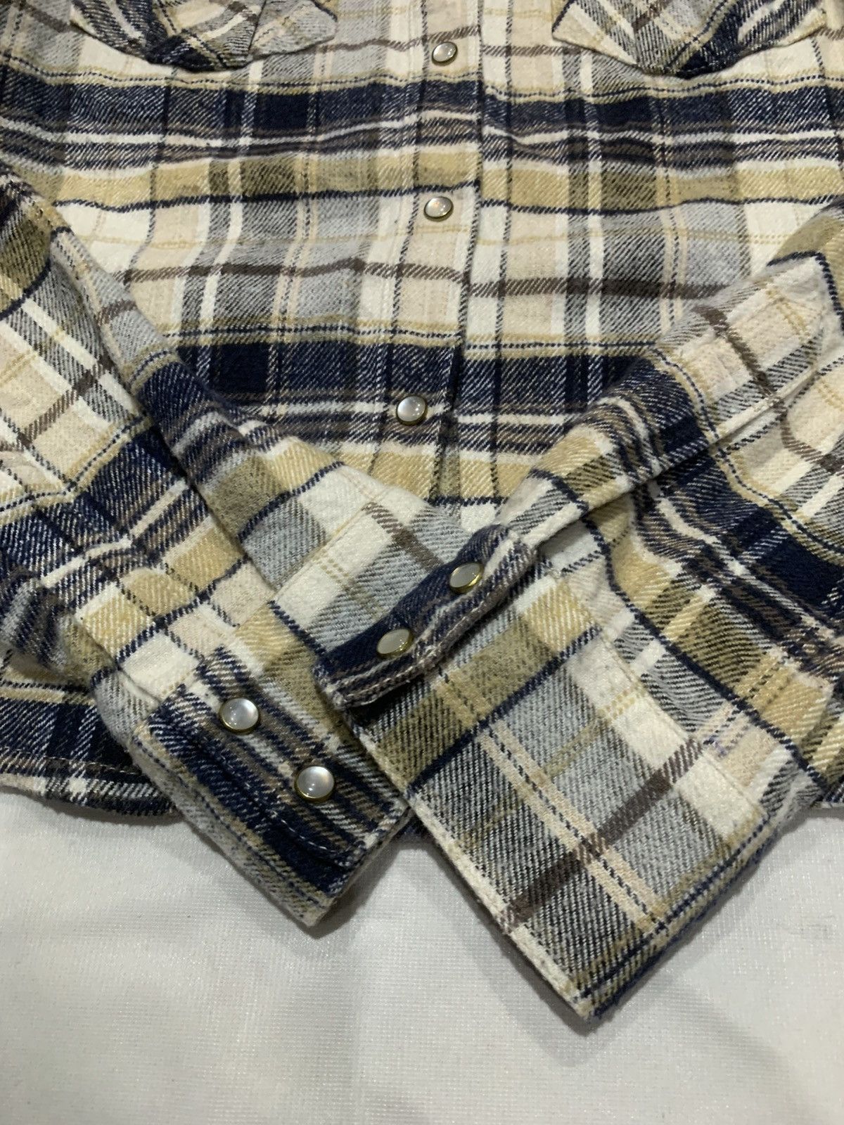 GOA GOA Women Vintage Cowboy Buttons Flannel Size S / US 4 / IT 40 - 4 Thumbnail